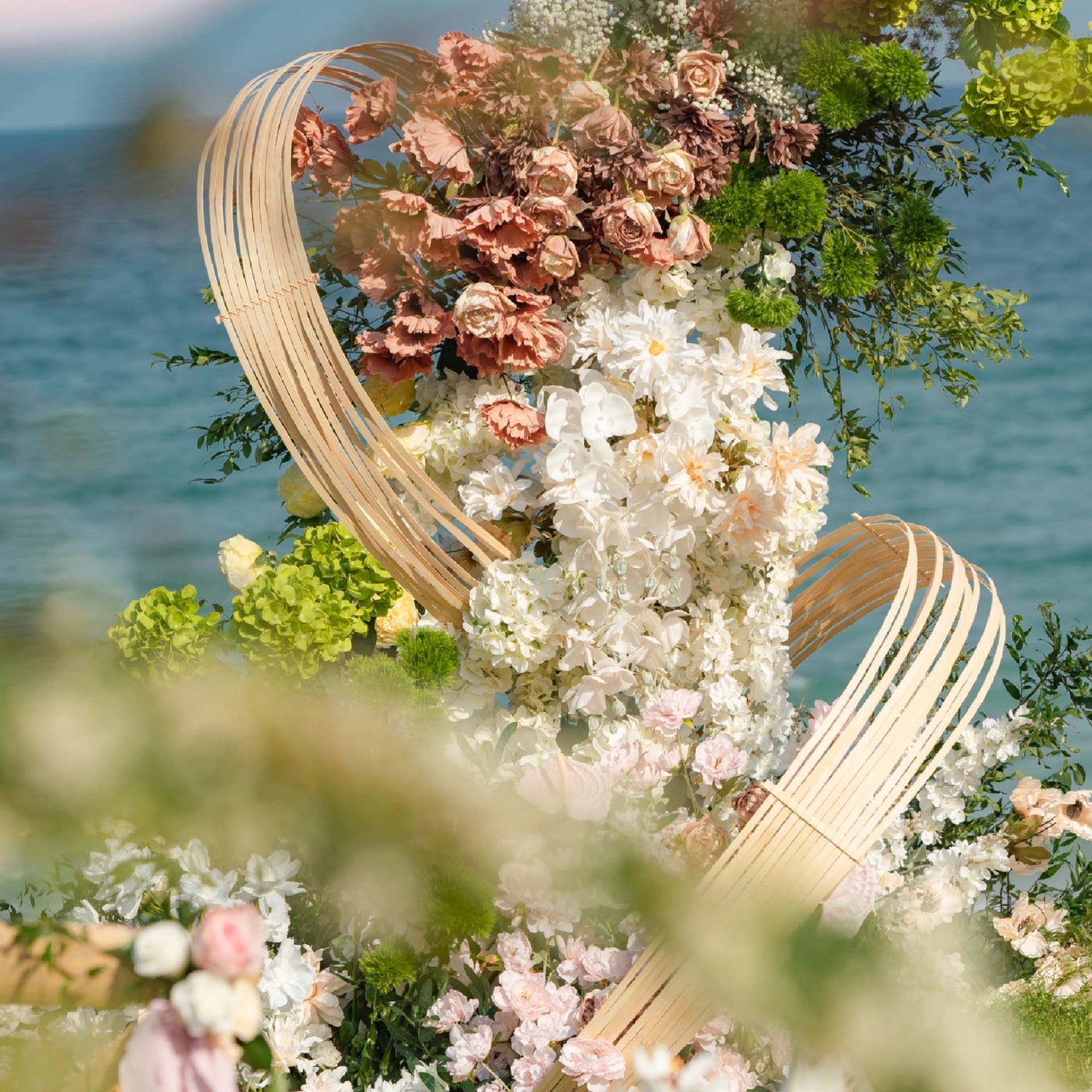 6x7 ft Stunning Floral Arch Decoration - A Breathtaking Backdrop for Your Dream Wedding | Floral Display for Lush Events and Ceremonies