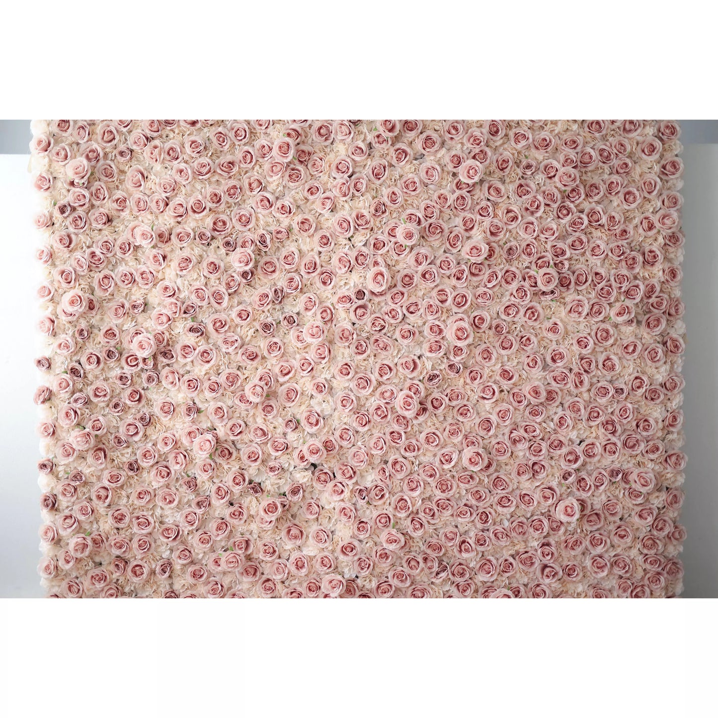 ValarFlowers artificial pink rose & peony floral wall, hydrangea backdrop for wedding, photo booth, event decor