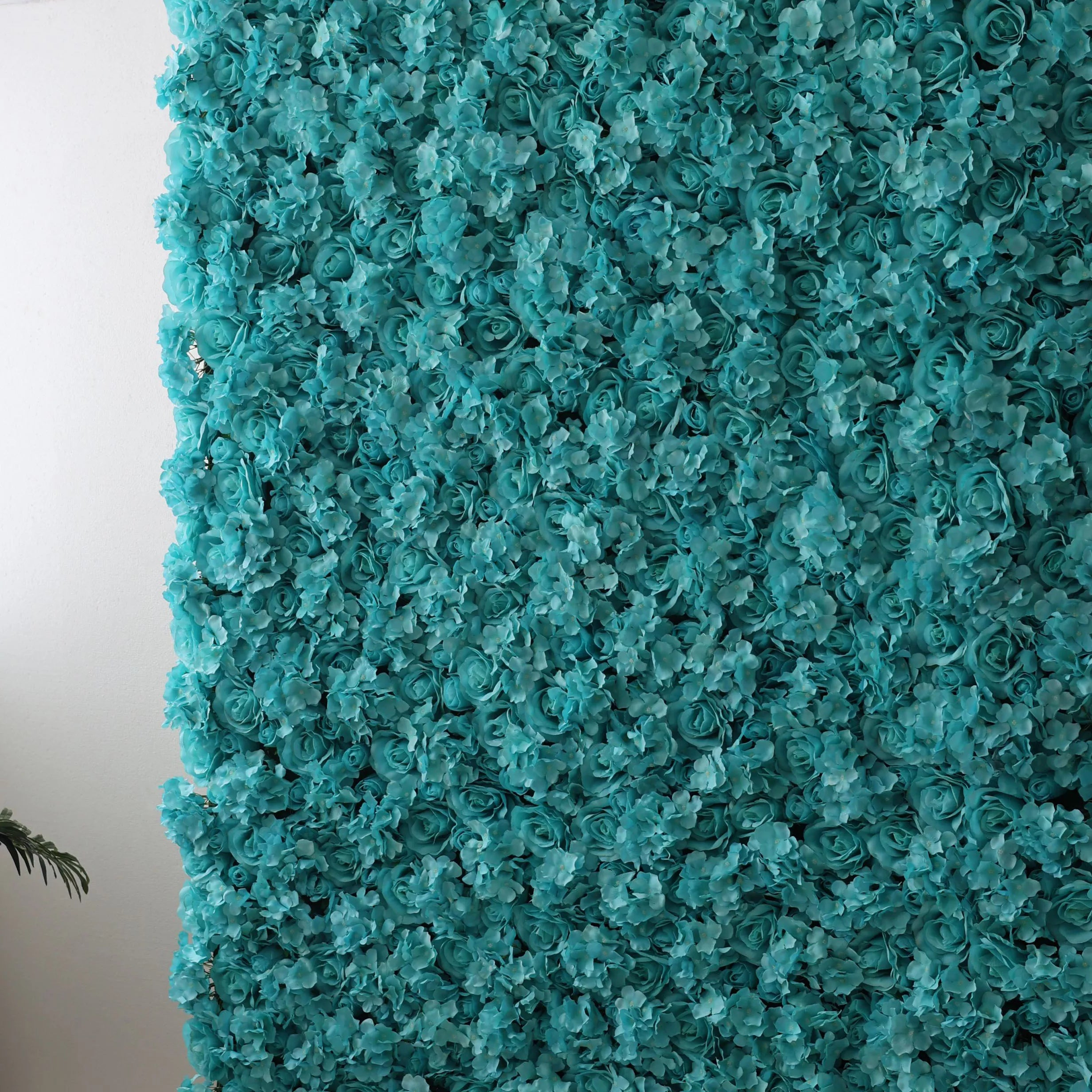 발라 플라워 롤업 패브릭 인조 꽃 벽 웨딩 배경, 꽃 파티 장식, 이벤트 사진-VF-104