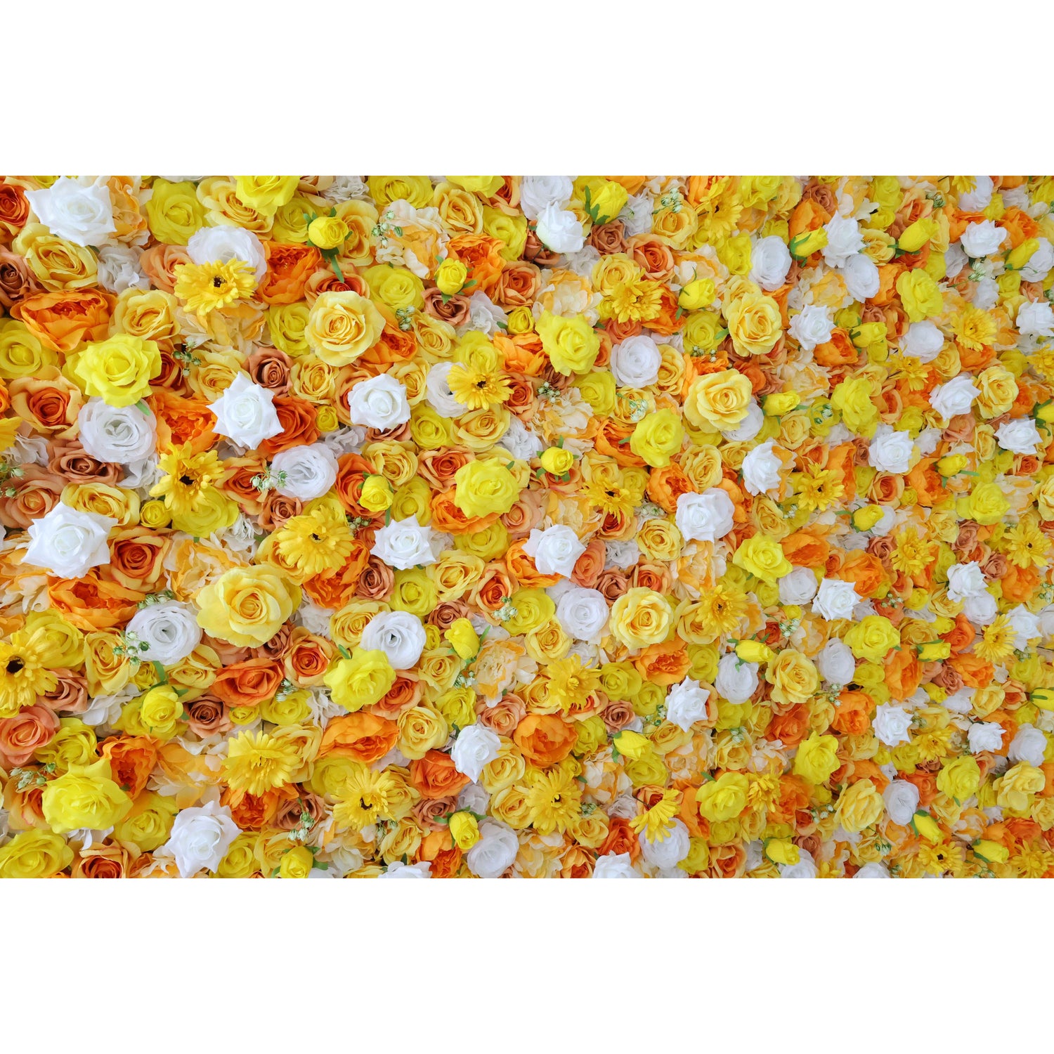 발라 플라워 롤업 패브릭 인조 꽃 벽 웨딩 배경, 플로럴 파티 장식, 이벤트 사진-VF-346