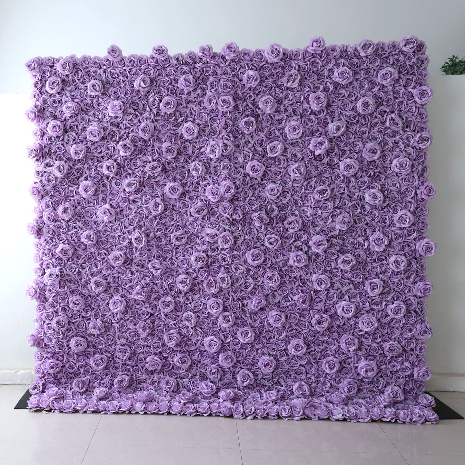 발라 플라워 롤업 패브릭 인조 꽃 벽 웨딩 배경, 플로럴 파티 장식, 이벤트 사진-VF-354