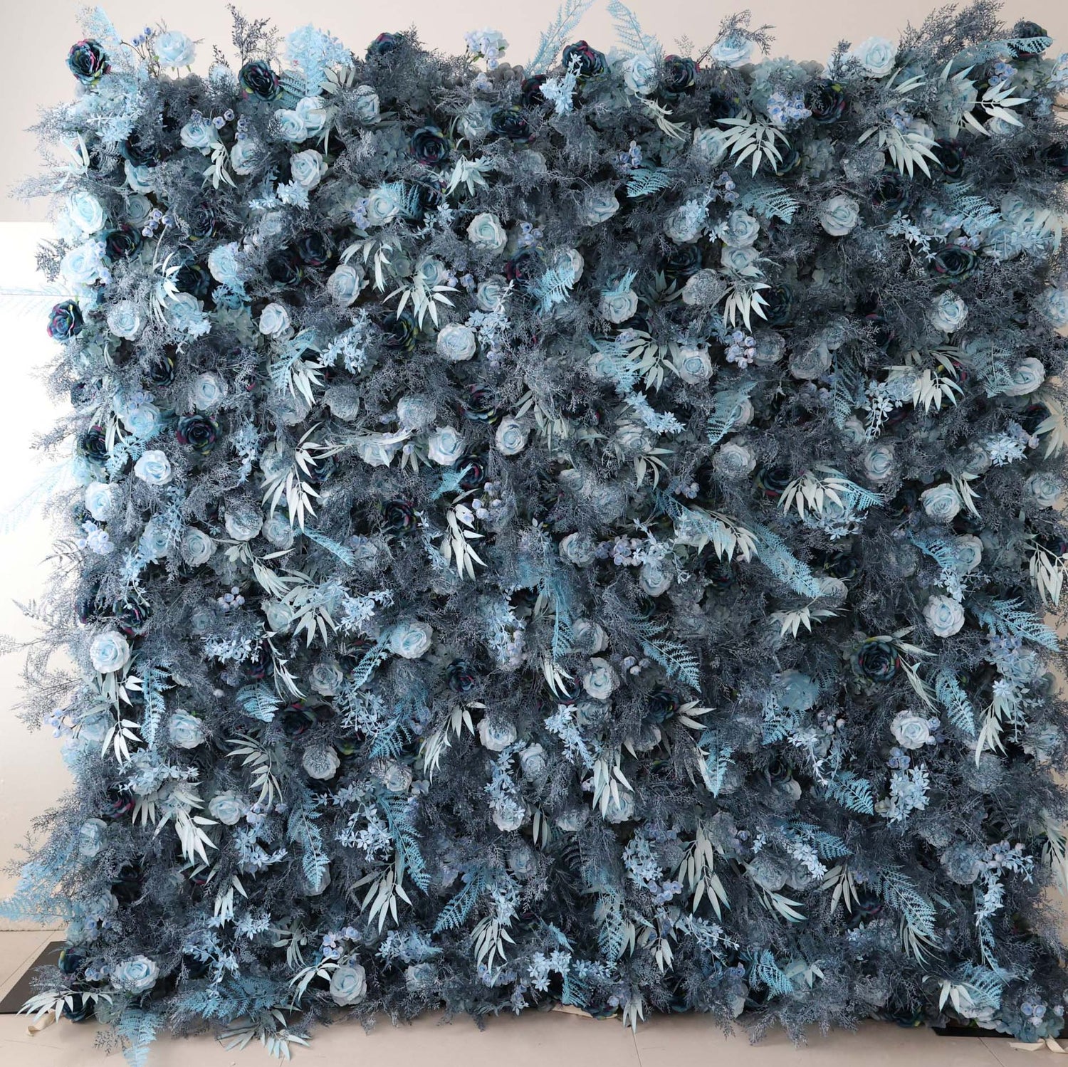 발라 플라워 롤업 패브릭 인조 꽃 벽 웨딩 배경, 플로럴 파티 장식, 이벤트 사진-VF-293