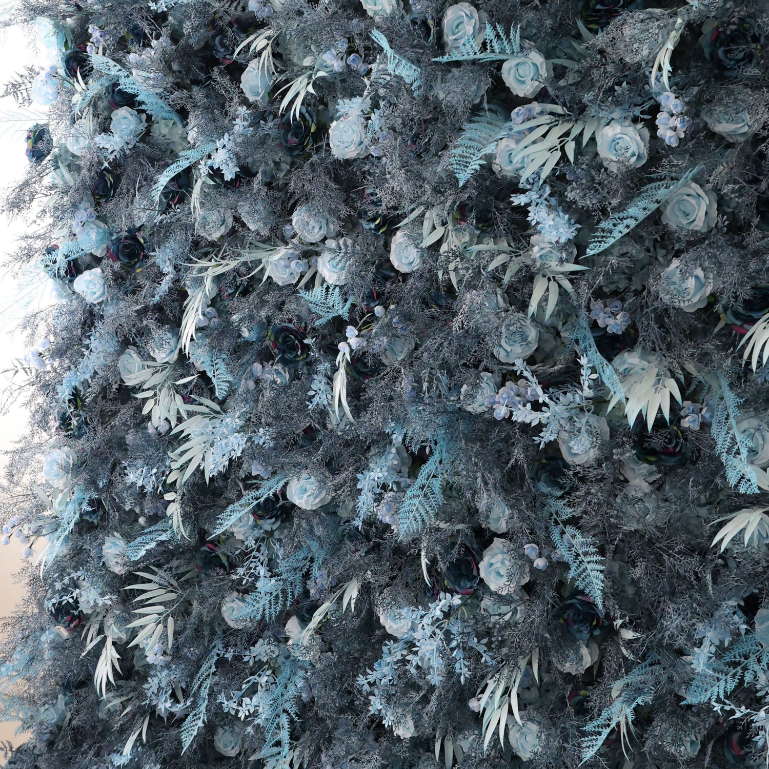 발라 플라워 롤업 패브릭 인조 꽃 벽 웨딩 배경, 플로럴 파티 장식, 이벤트 사진-VF-293