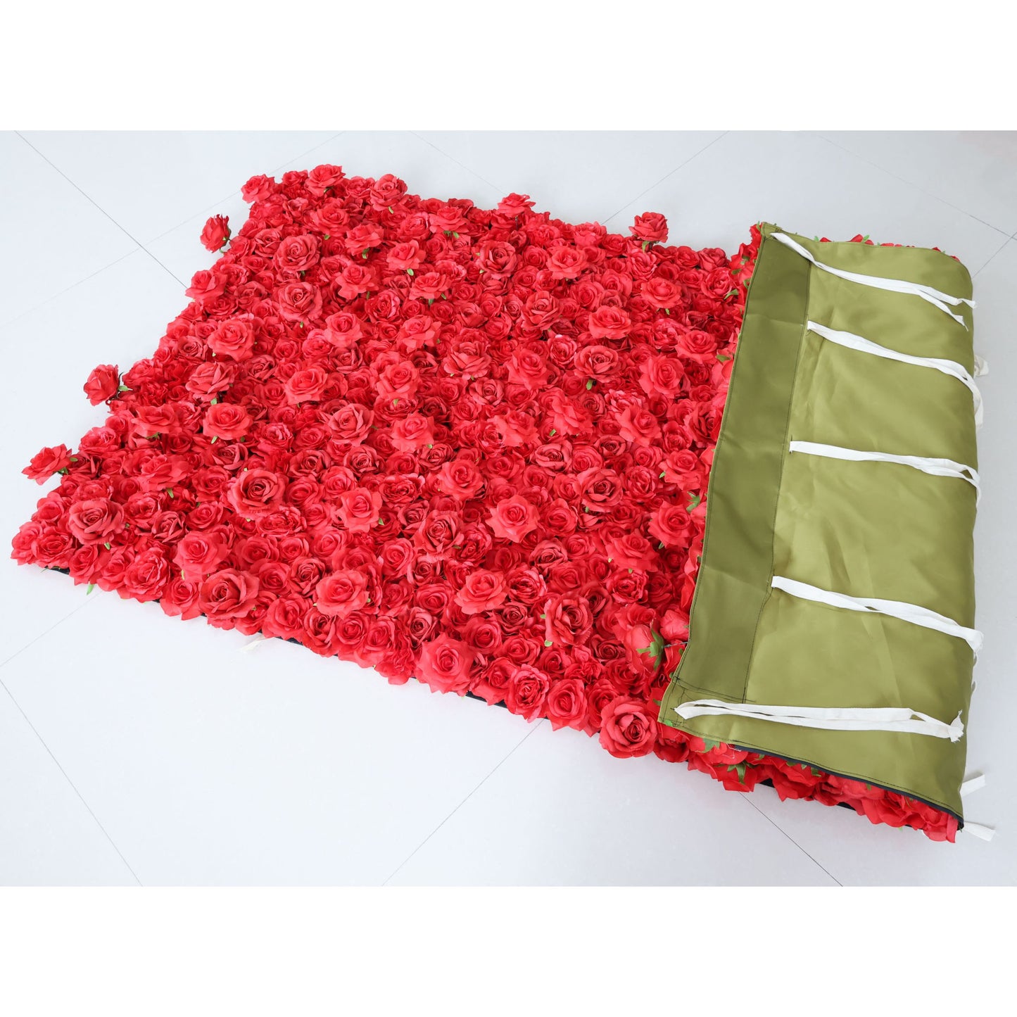 ValarFlowers artificial flower wall backdrop with lush pink roses, peonies and hydrangeas - perfect wedding decor, photo booth backdrop