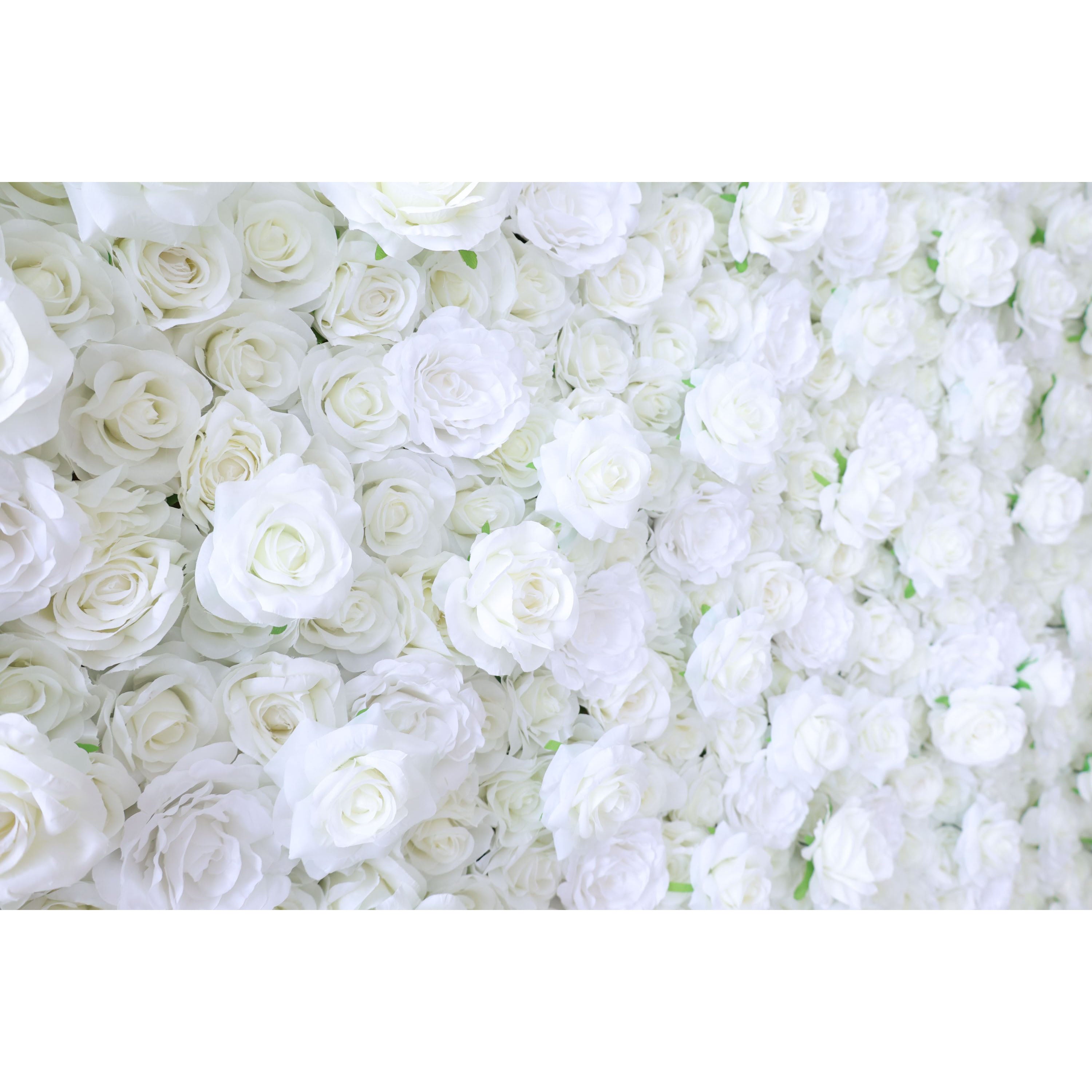 Valar Flowers ロールアップ ファブリック 造花 壁掛け ウェディング 背景、花柄 パーティー デコレーション、イベント 写真撮影 - VF-361