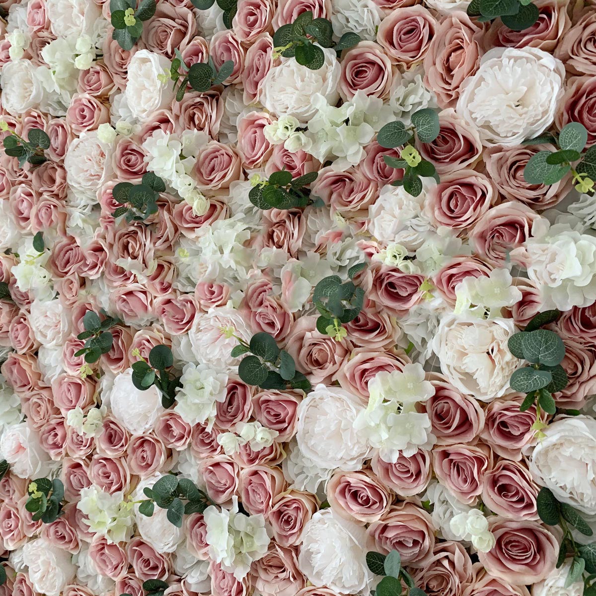 Elegant Roll Up Fabric Flower Wall with 3D Magenta & Pink Artificial Flowers - Ideal for Forest-themed Weddings, Events, and Home Decor-VF-158