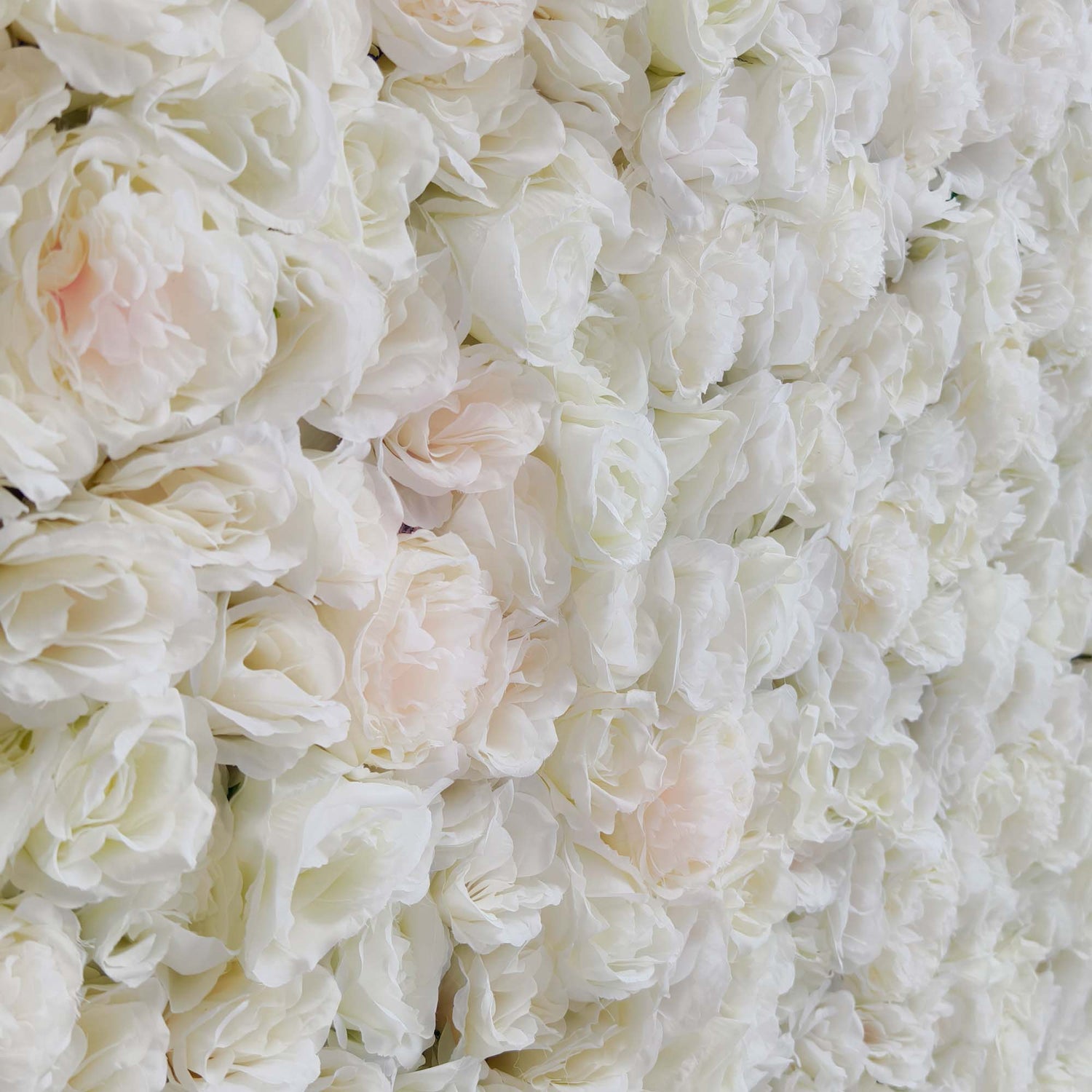 Valar Flowers ロールアップ ファブリック 造花 壁掛け ウェディング 背景、花柄 パーティー デコレーション、イベント 写真撮影 - VF-306