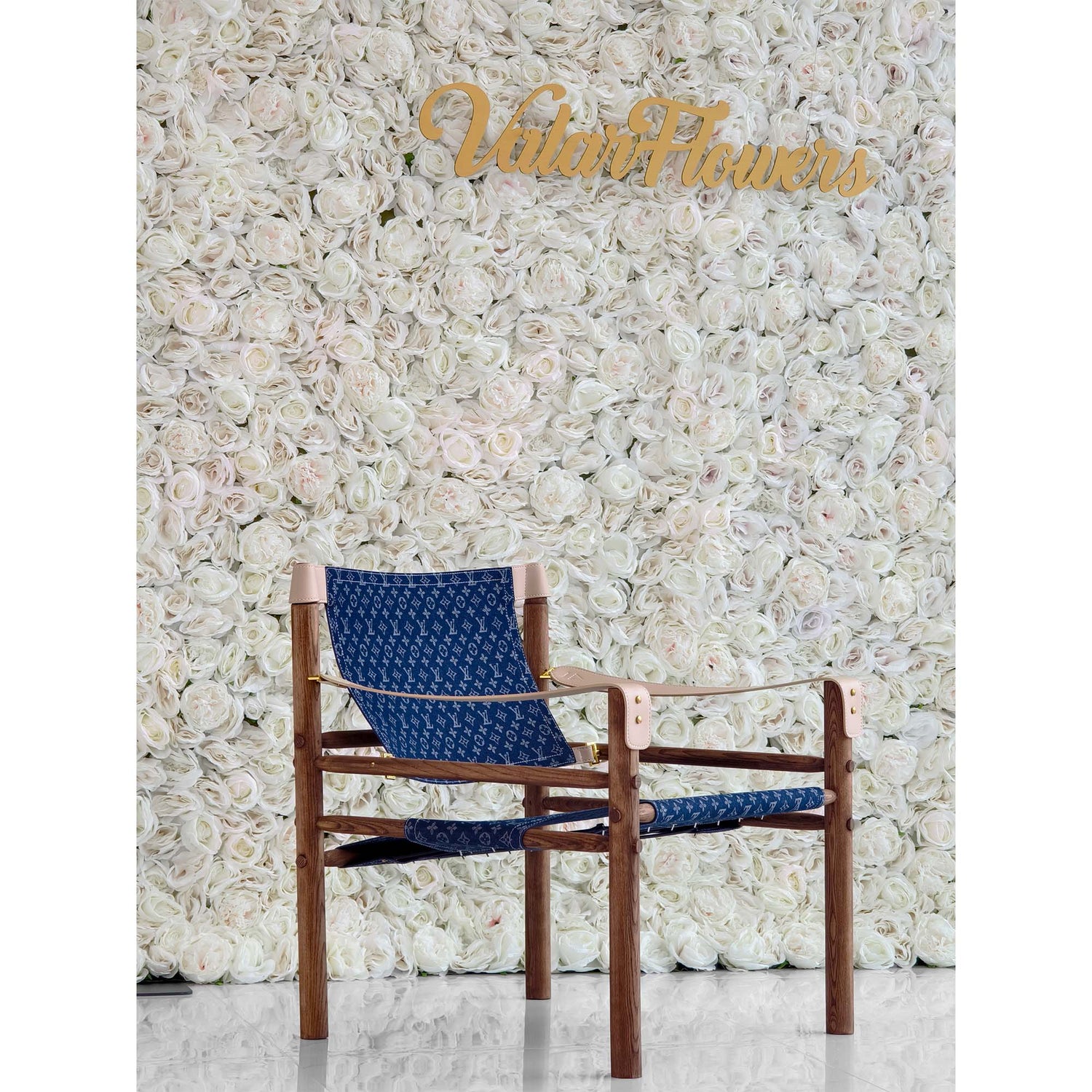 Valar Flowers ロールアップ ファブリック 造花 壁掛け ウェディング 背景、花柄 パーティー デコレーション、イベント 写真撮影 - VF-306