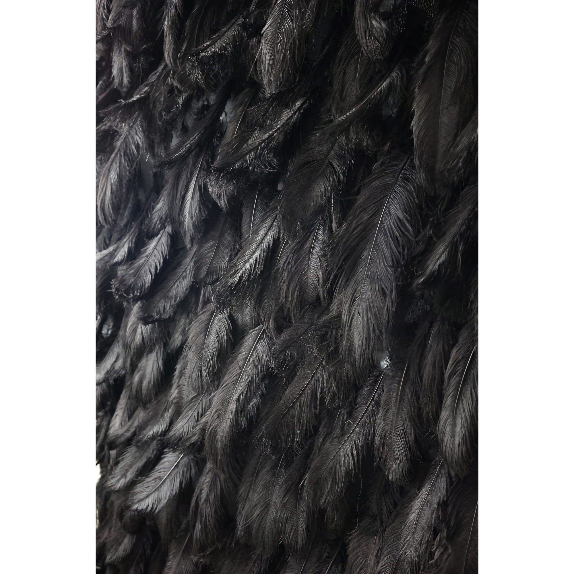 Roll Up Fabric Pure Color Artificial Feather Wall Wedding Backdrop, Floral Party Decor, Event Photography, DIY Photo Booth Decoration-VF-164