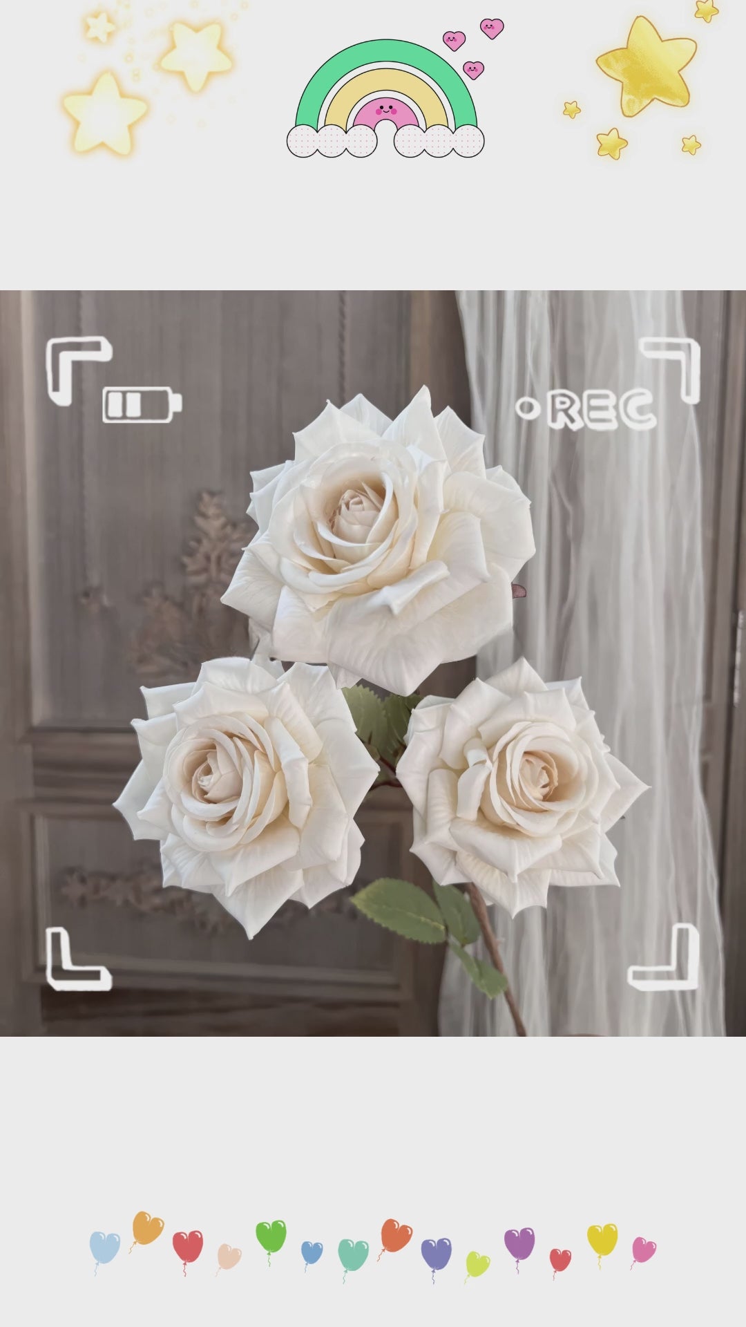 ValarFlowers Charming Real Texture Bouquet Features A Lovely Collection Of Roses In Diverse Hues Creating A Visually Appealing Arrangement-VF-0003