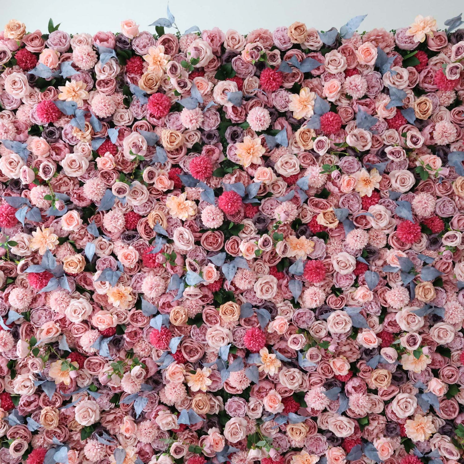 Valar Blumen Roll-up-Stoff künstliche Blume Wand Hochzeit Hintergrund, Blumen Party Dekor, Event Fotografie-VF-298