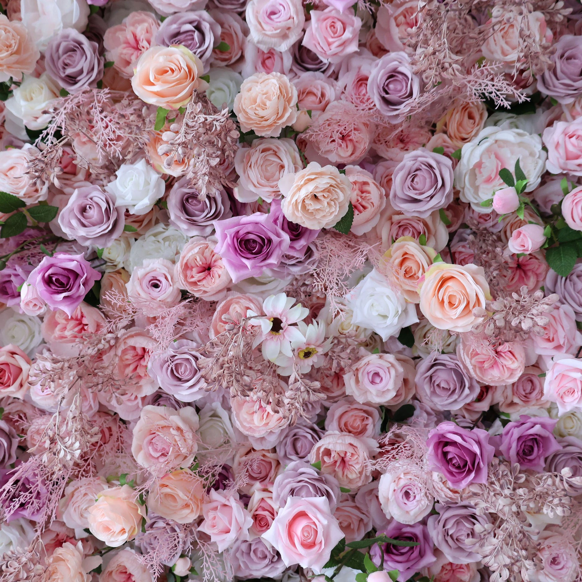 ValarFlowers artificial flower wall backdrop with roses peonies hydrangeas for wedding party photo booth event decoration