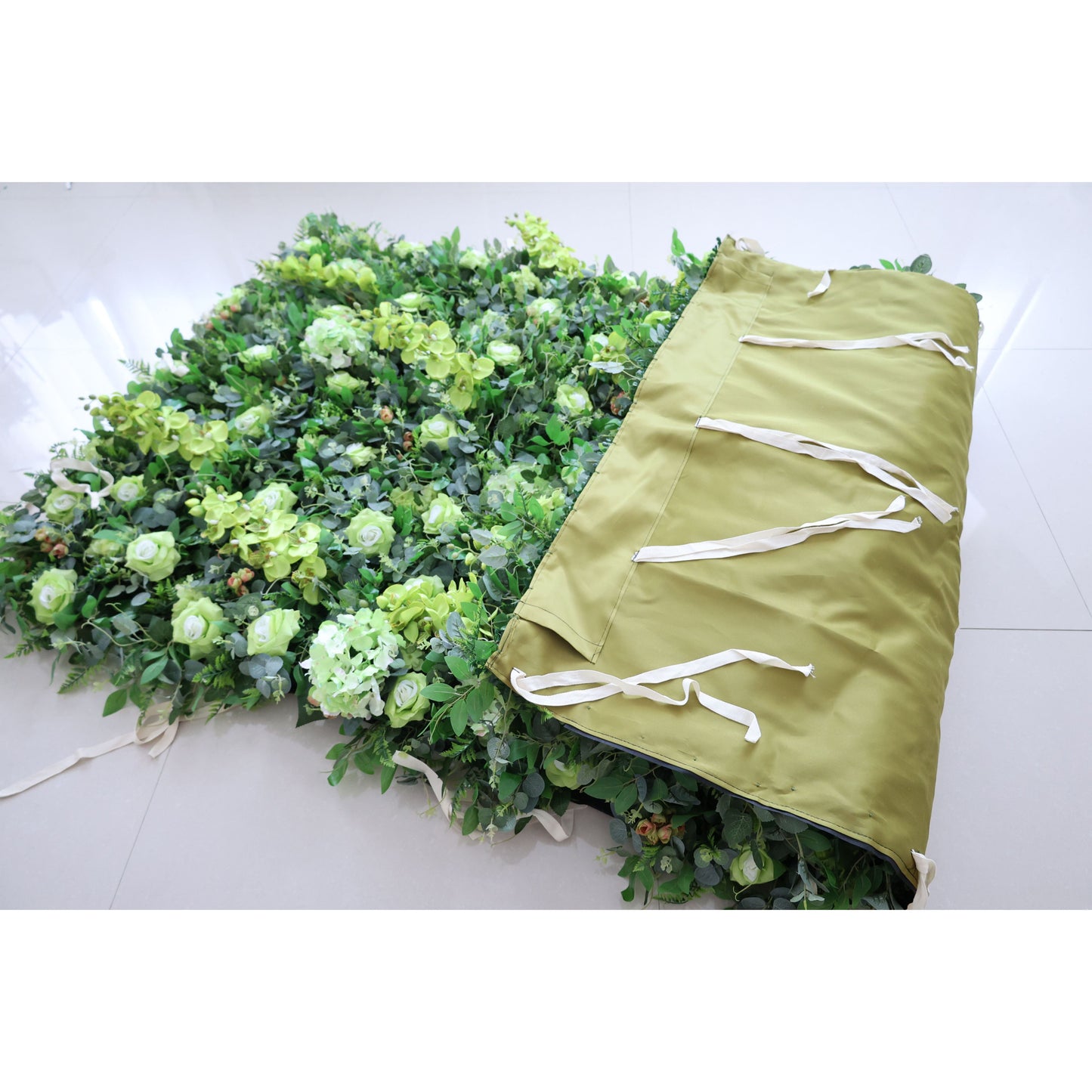 ValarFlowers artificial flower wall with roses peonies hydrangeas greenery luxury wedding backdrop photo booth party decor