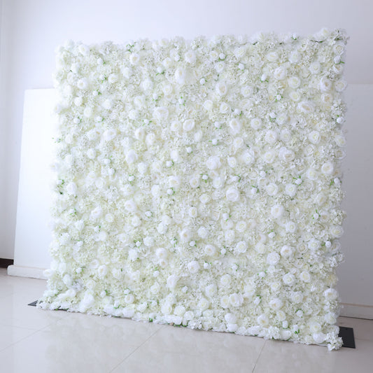 ValarFlowers luxury artificial flower wall backdrop with roses peonies hydrangeas for wedding party photo booth event decor