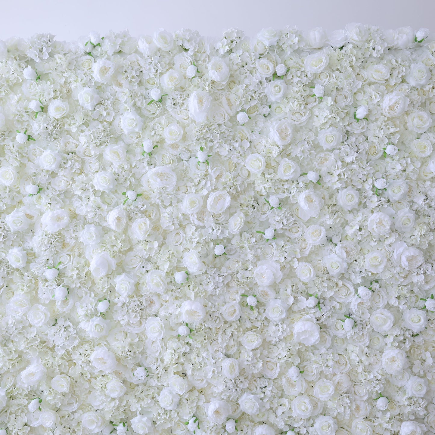 ValarFlowers luxury artificial flower wall backdrop with lush roses, peonies, hydrangeas and greenery - perfect wedding ceremony and party photo booth decor