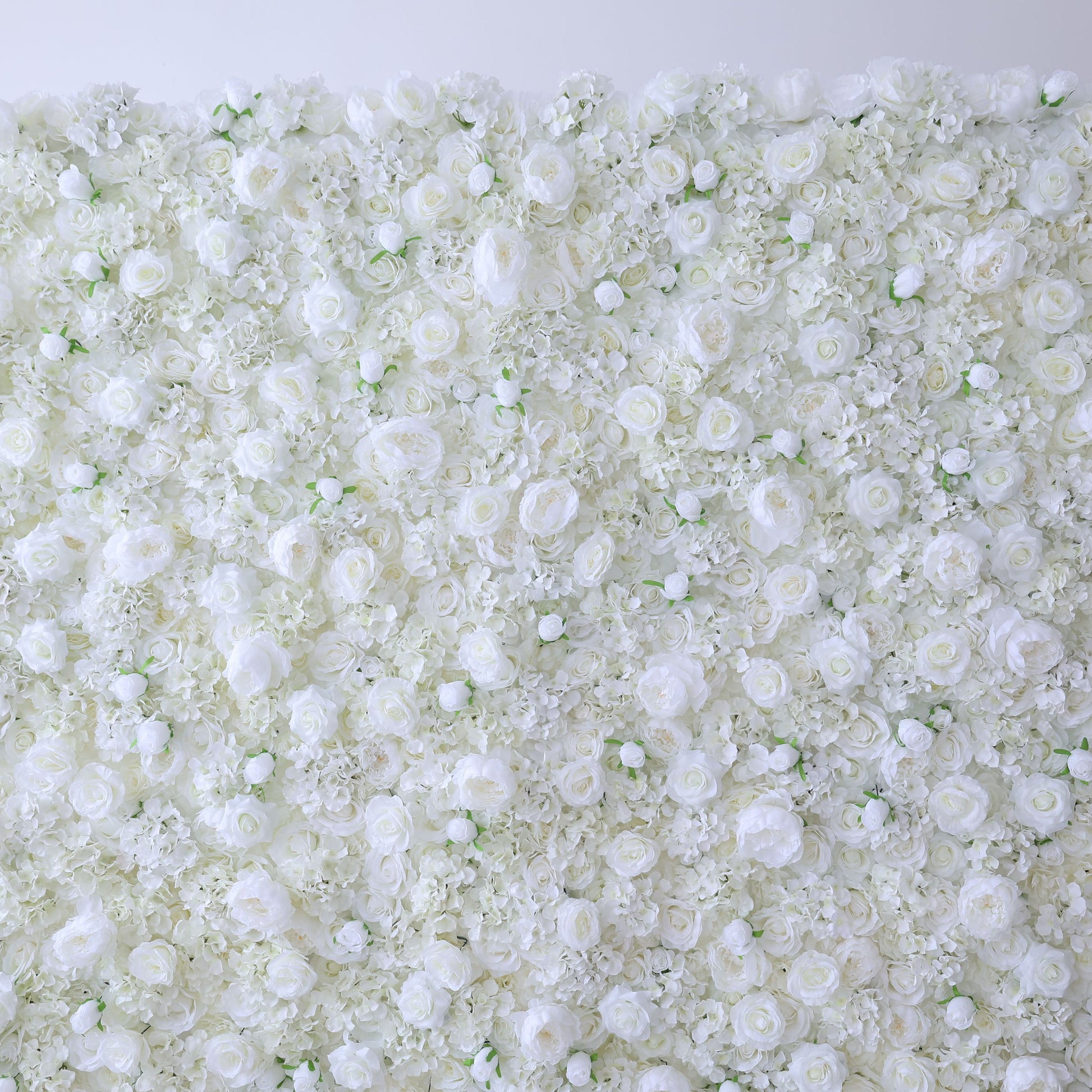 ValarFlowers luxury artificial flower wall backdrop with lush roses, peonies, hydrangeas and greenery - perfect wedding ceremony and party photo booth decor