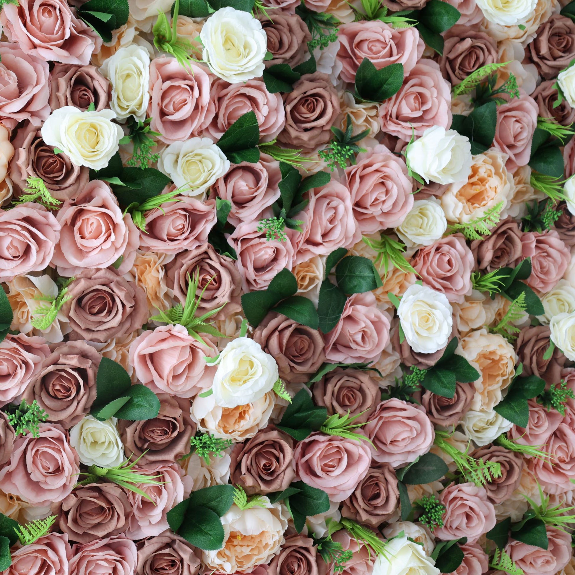 ValarFlowers artificial flower wall with lush pink roses peonies hydrangeas for wedding ceremony photo booth decor