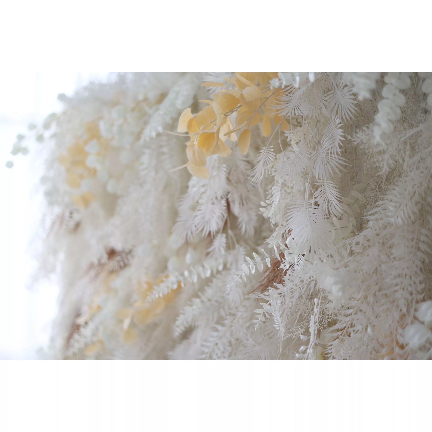 ValarFlowers white rose peony hydrangea artificial flower wall backdrop for wedding party photo booth decor event luxury