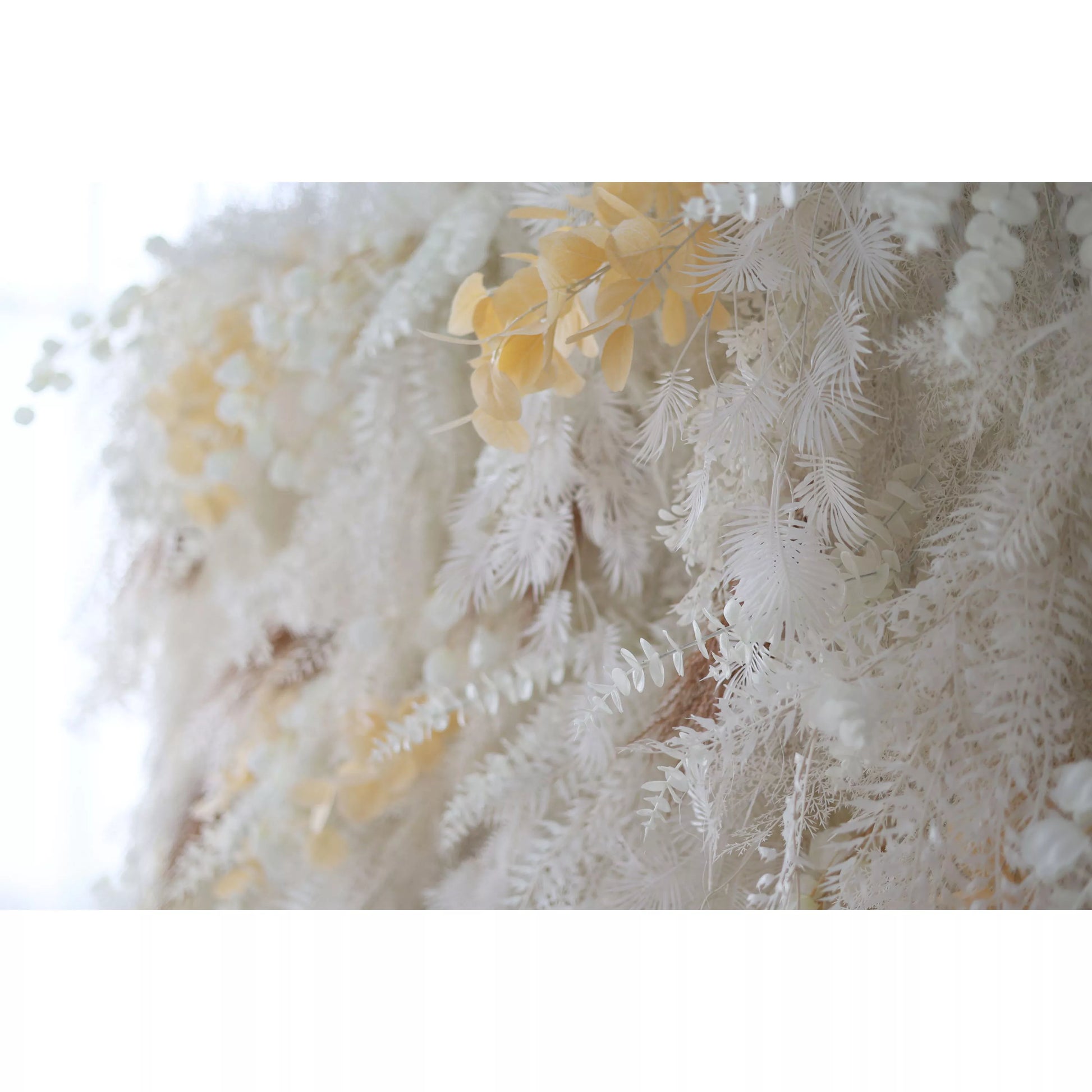 ValarFlowers white rose peony hydrangea artificial flower wall backdrop for wedding party photo booth decor event luxury