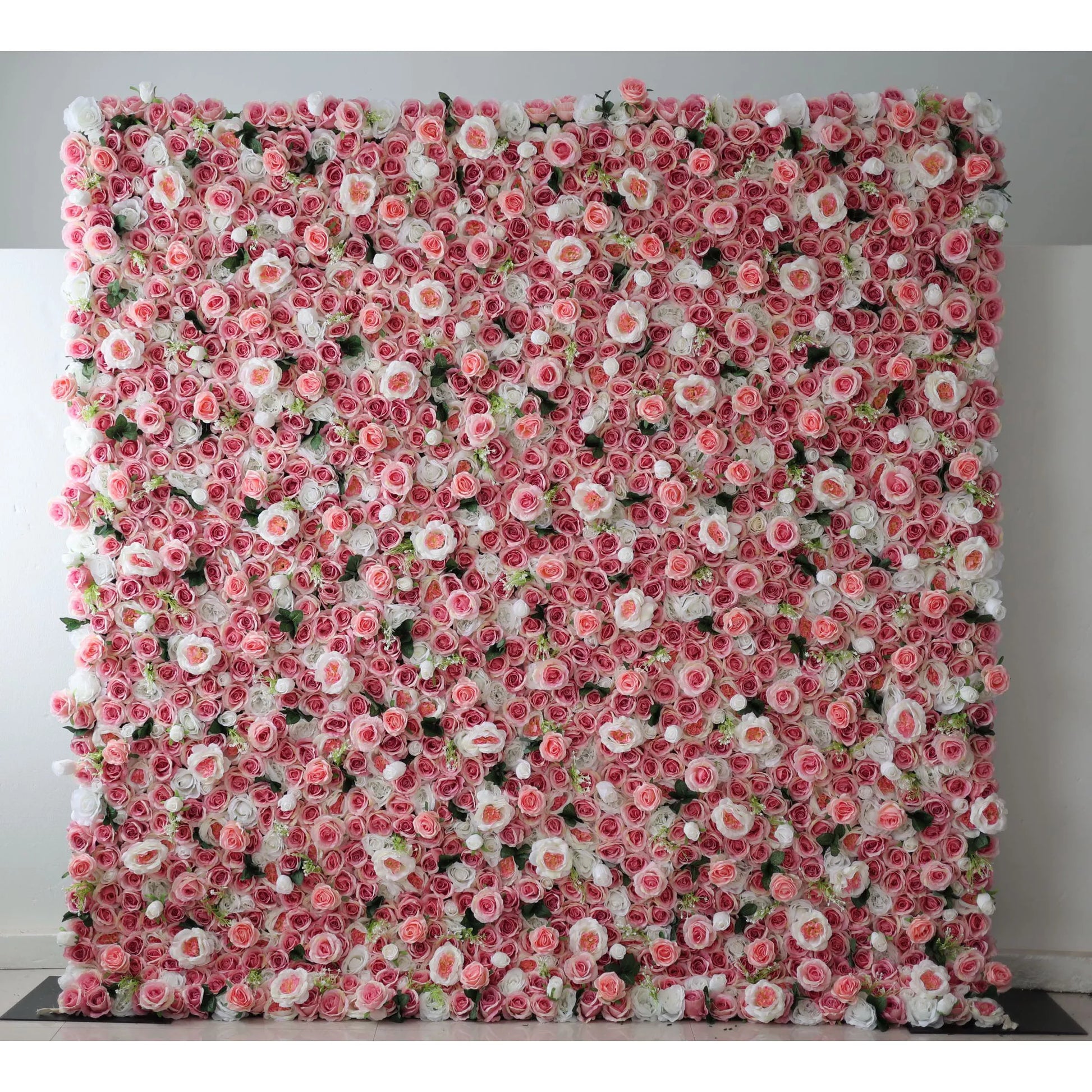 ValarFlowers luxury faux rose and peony flower wall backdrop for wedding, party, bridal shower, photo booth, venue decor