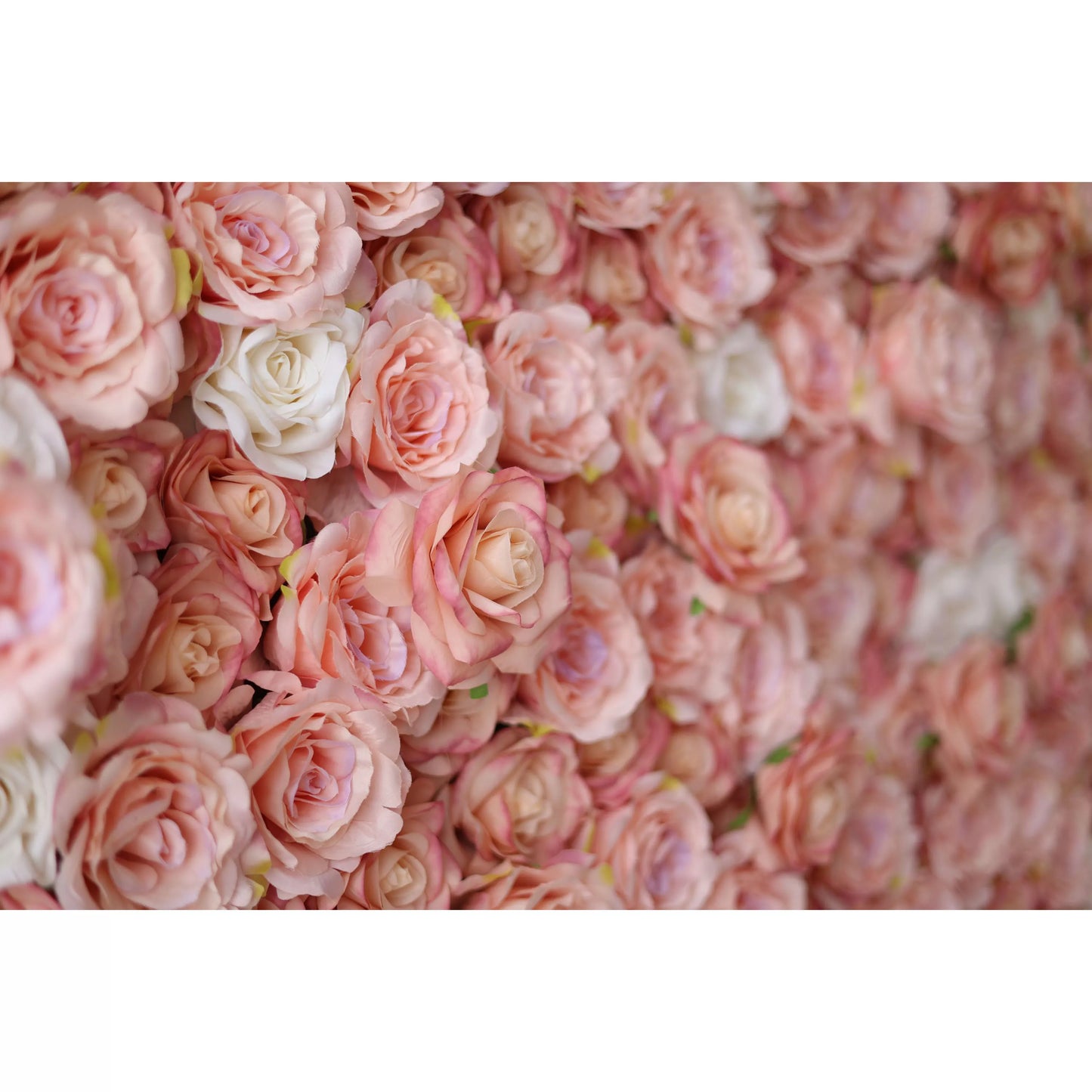 ValarFlowers artificial flower wall backdrop with pink white roses peonies hydrangeas for wedding event photography decor