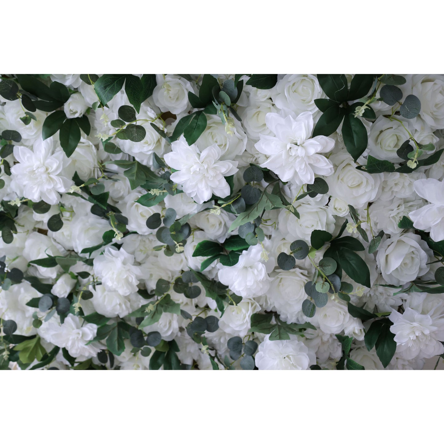 ValarFlowers artificial rose and peony flower wall backdrop for wedding, lush hydrangea floral panel for event photography decor