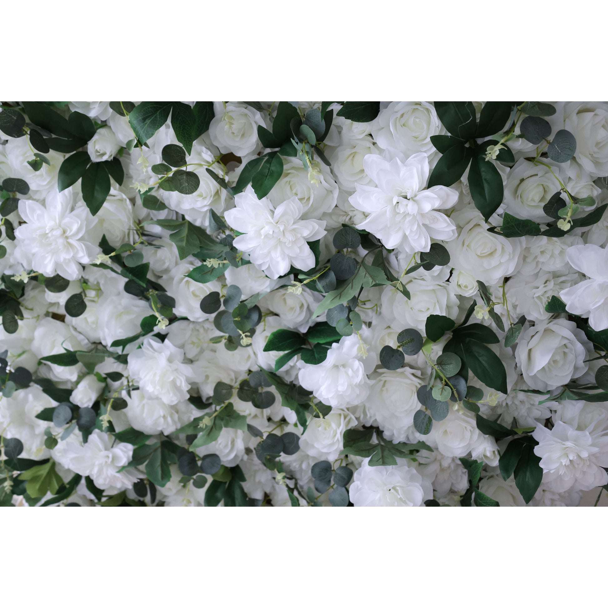 ValarFlowers artificial rose and peony flower wall backdrop for wedding, lush hydrangea floral panel for event photography decor