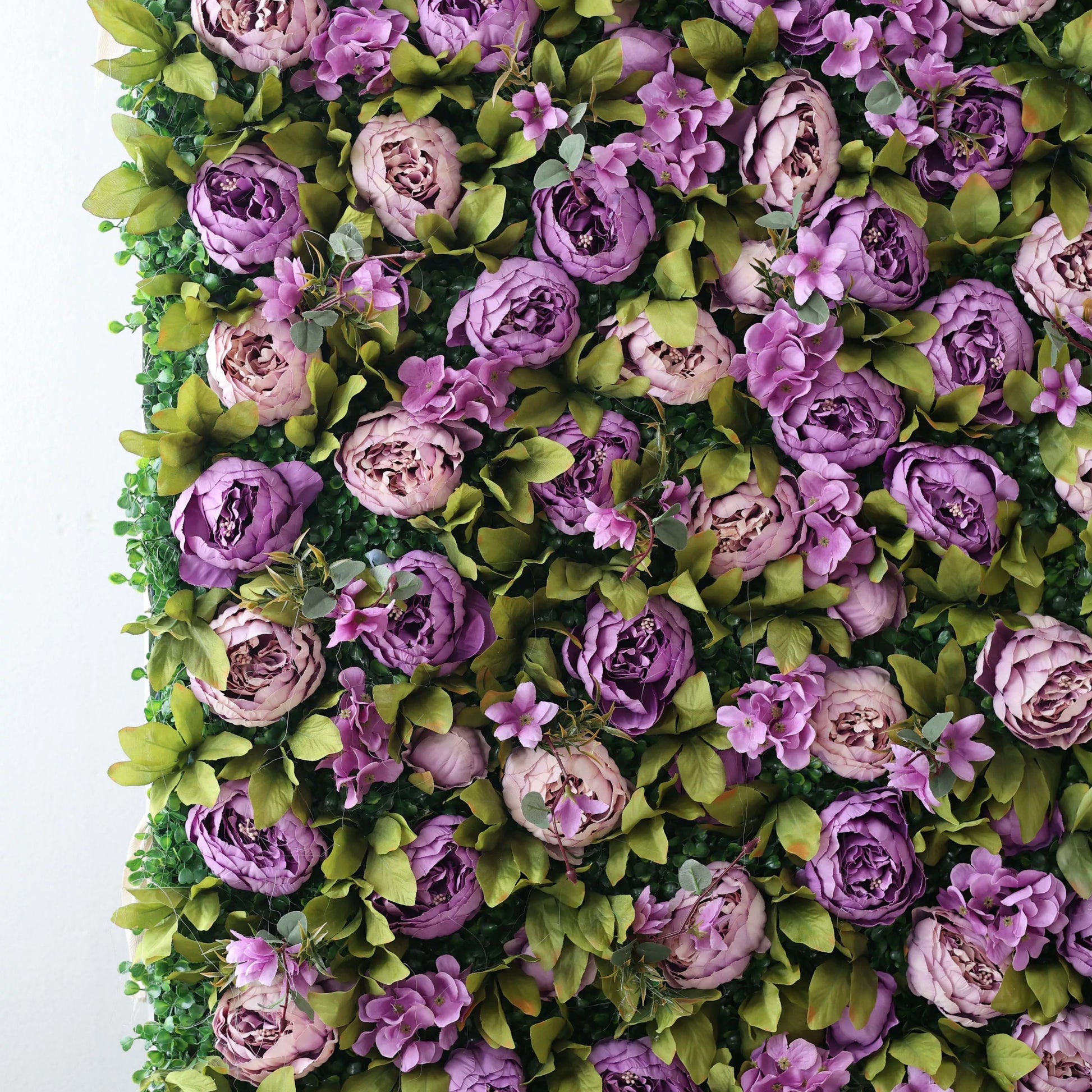 ValarFlowers artificial flower wall backdrop with lush pink roses, peonies and hydrangeas for wedding, bridal shower and photo booth decoration