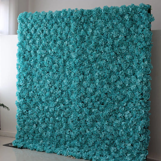 ValarFlowers luxury artificial flower wall backdrop with lush roses peonies hydrangeas for wedding event photography decor