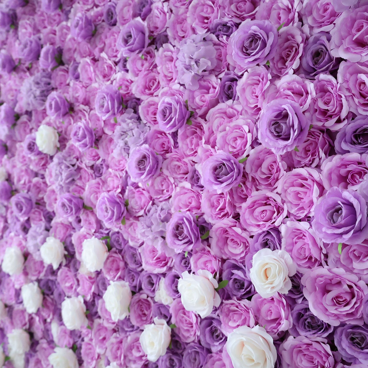 ValarFlowers luxury artificial flower wall backdrop with pink roses, peonies, hydrangeas and greenery for wedding party photo booth decor