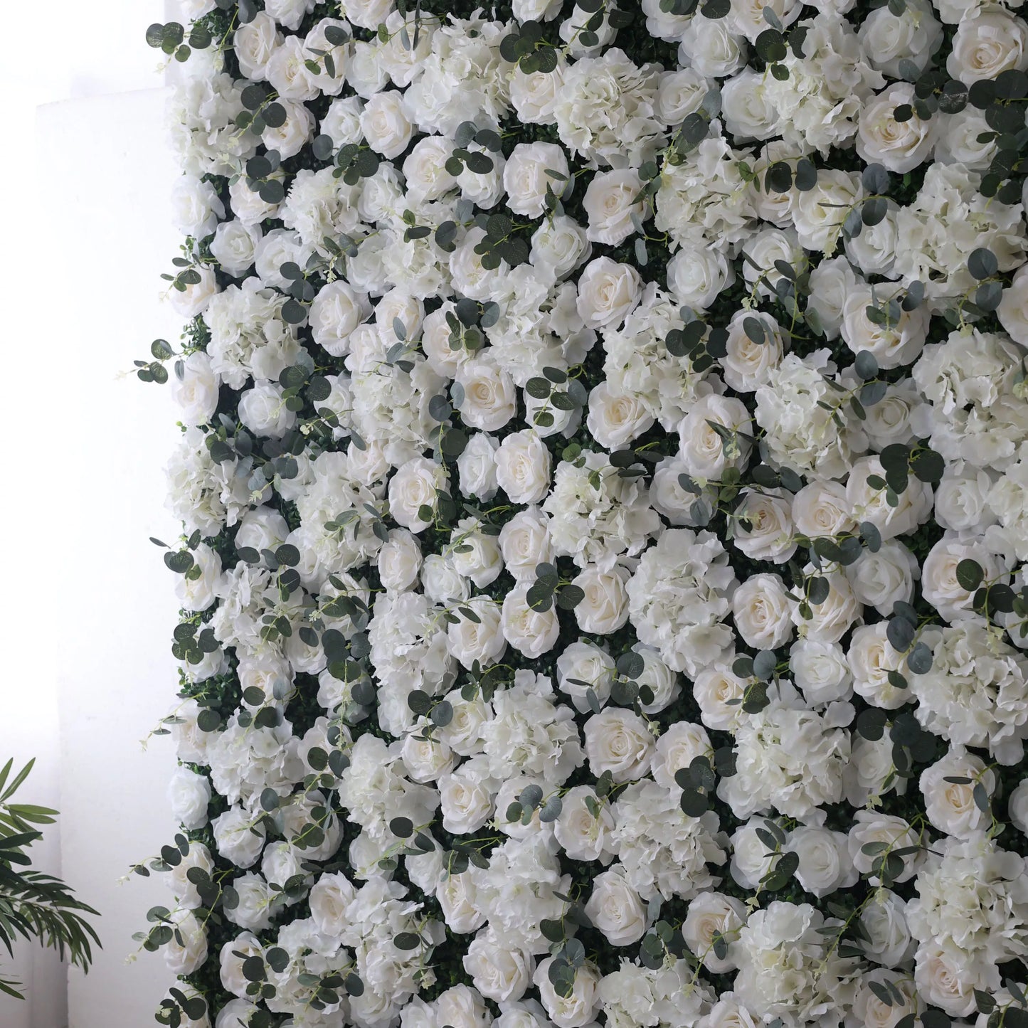 ValarFlowers artificial flower wall with peonies roses hydrangeas - luxury wedding backdrop decor for photo booth event