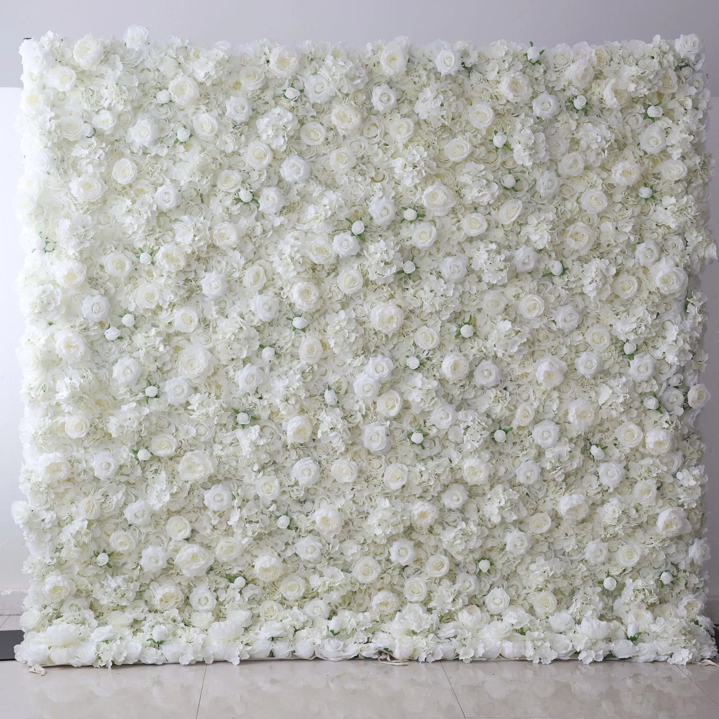 ValarFlowers lemon green white rose flower wall backdrop for wedding, artificial floral panel for party photo booth decor