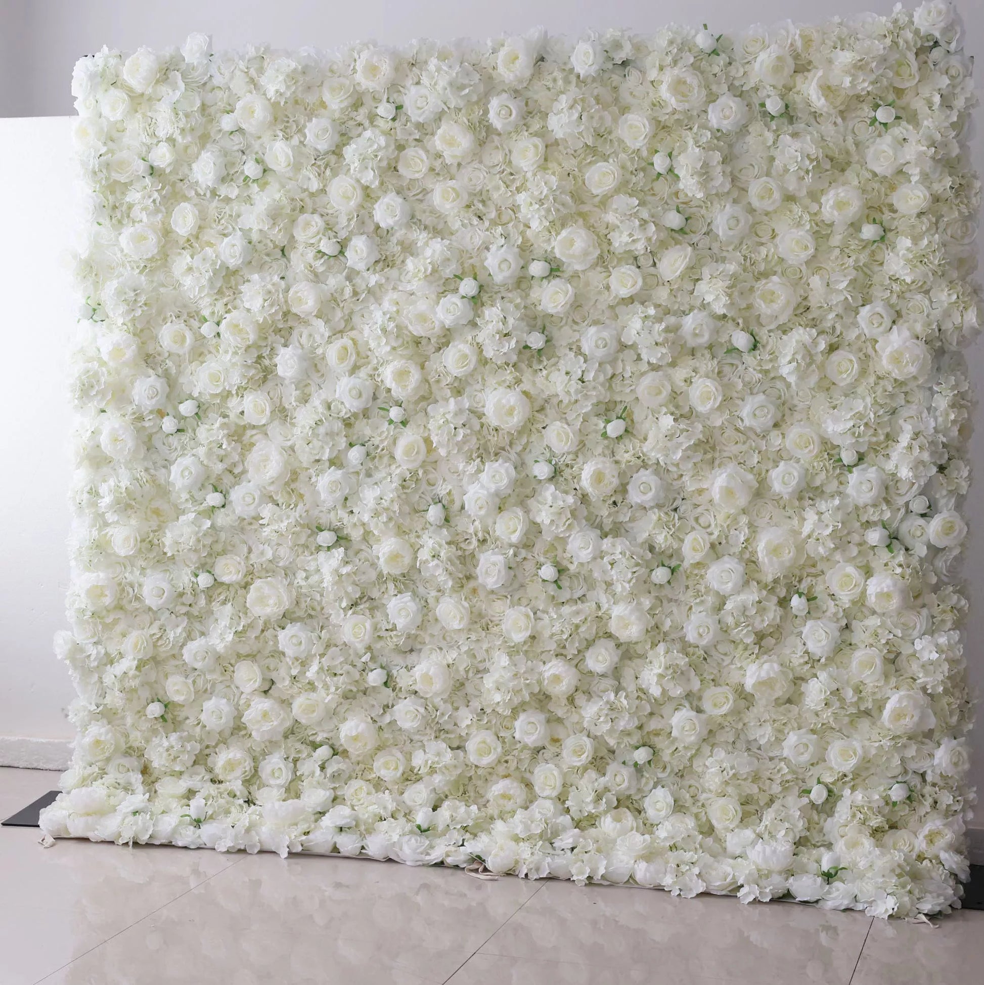 ValarFlowers artificial lemon green white rose flower wall backdrop for wedding party event photography luxury decor