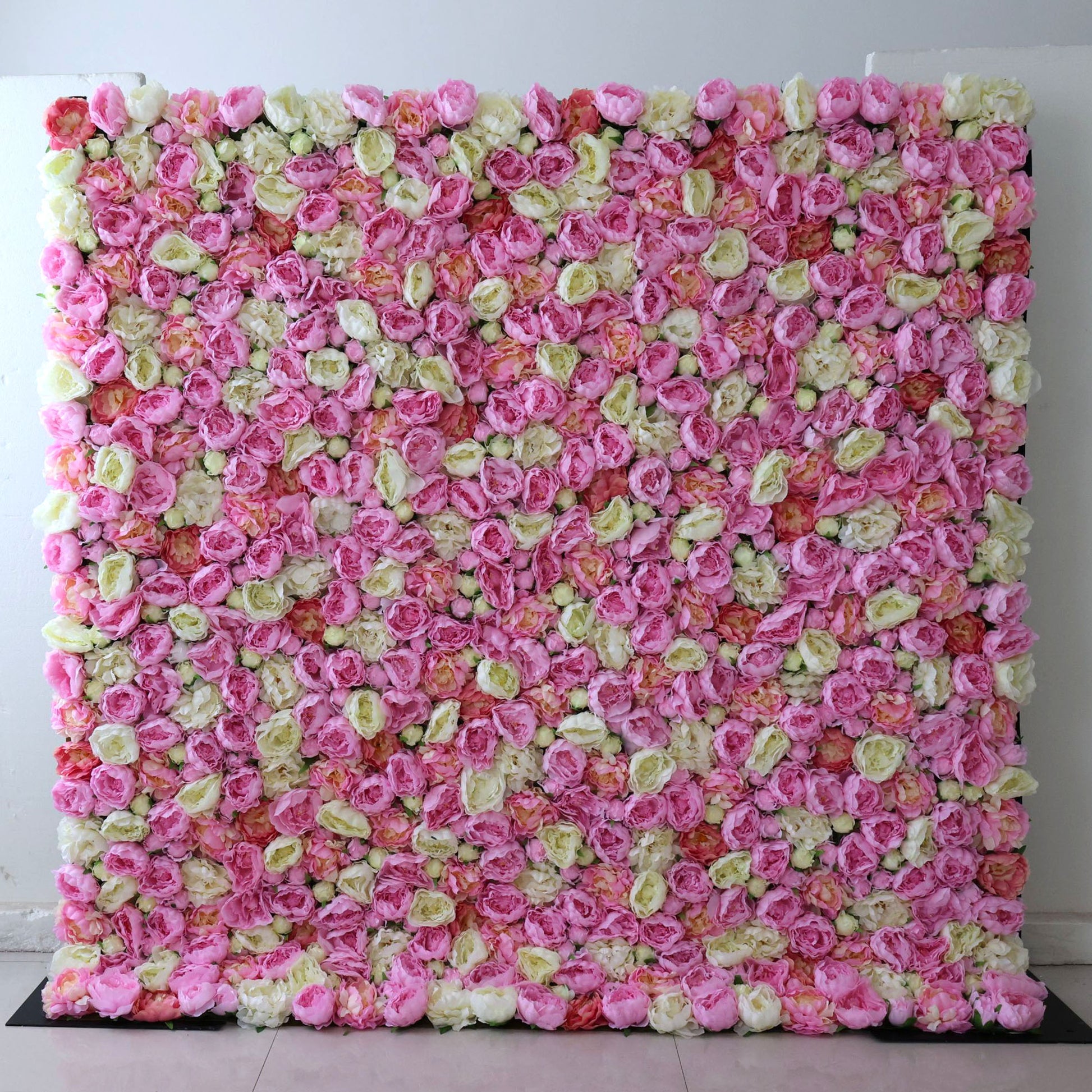 ValarFlowers luxury artificial rose peony hydrangea floral wall backdrop for wedding ceremony party photo booth event decor