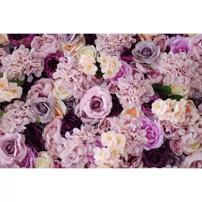 ValarFlowers 인공 꽃 벽 배경: 라벤더 럭스: 고요하고 부드러운 색조의 교향곡-로얄 로맨스: -VF-292