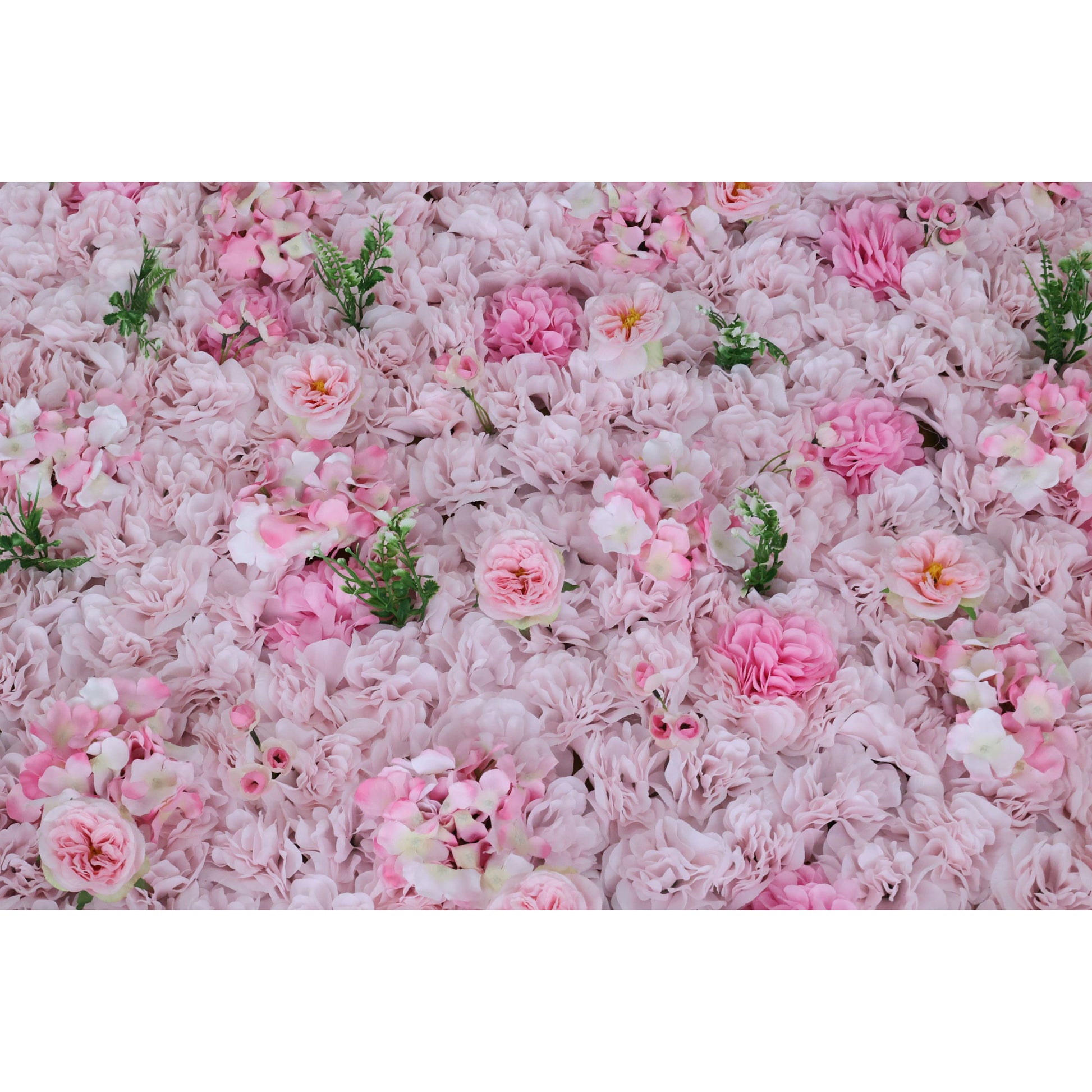 ValarFlowers artificial flower wall backdrop with full lush pink roses peonies hydrangea, faux floral wall panel for wedding ceremony party photo booth decor