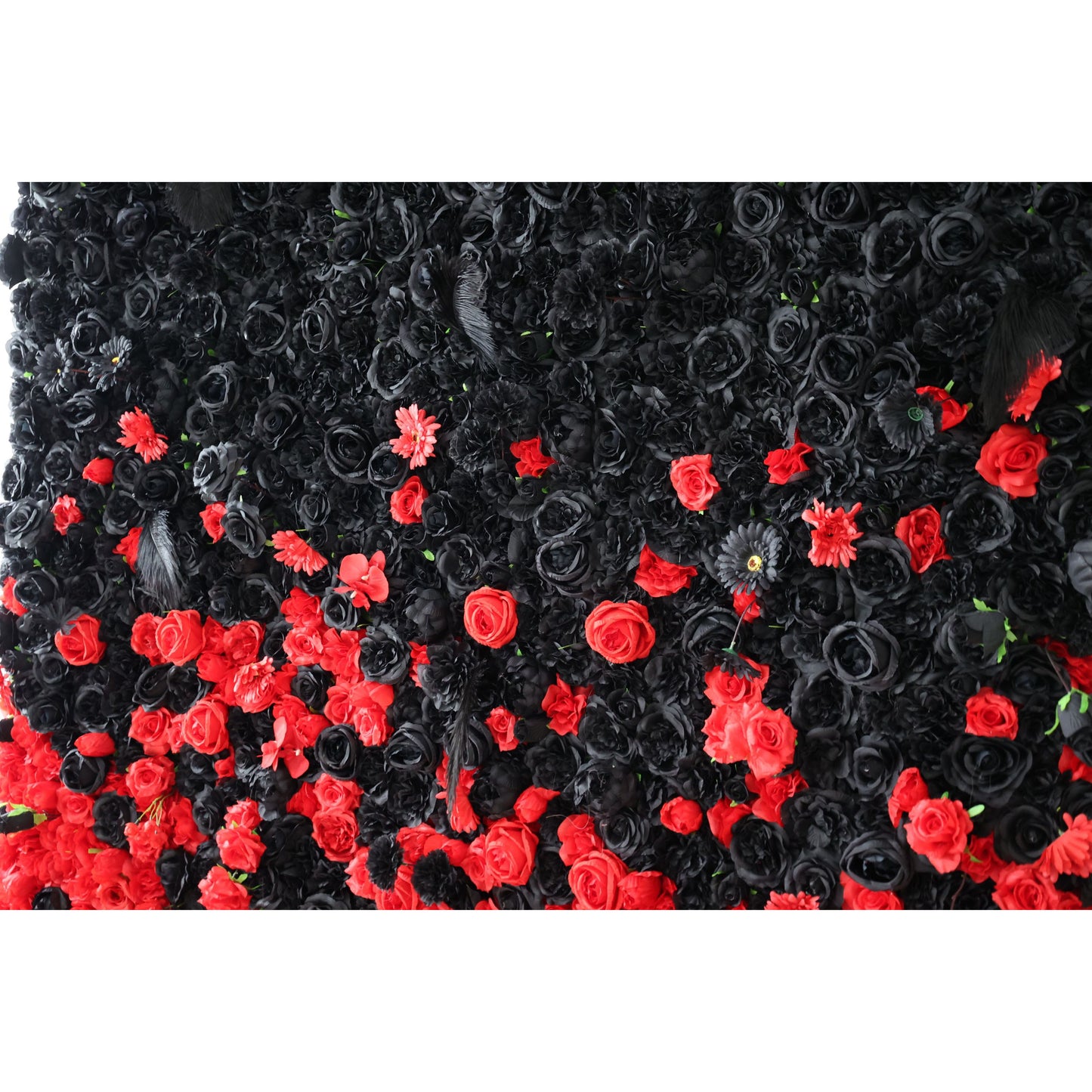 ValarFlowers artificial flower wall backdrop with lush roses peonies hydrangeas for wedding party photo booth decoration