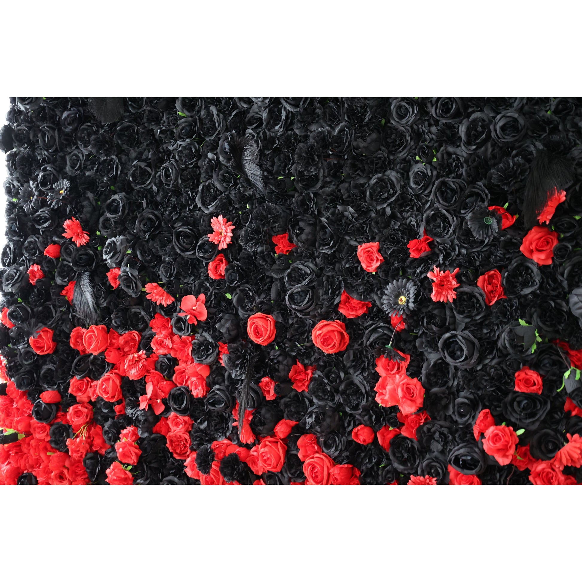 ValarFlowers artificial flower wall backdrop with lush roses peonies hydrangeas for wedding party photo booth decoration