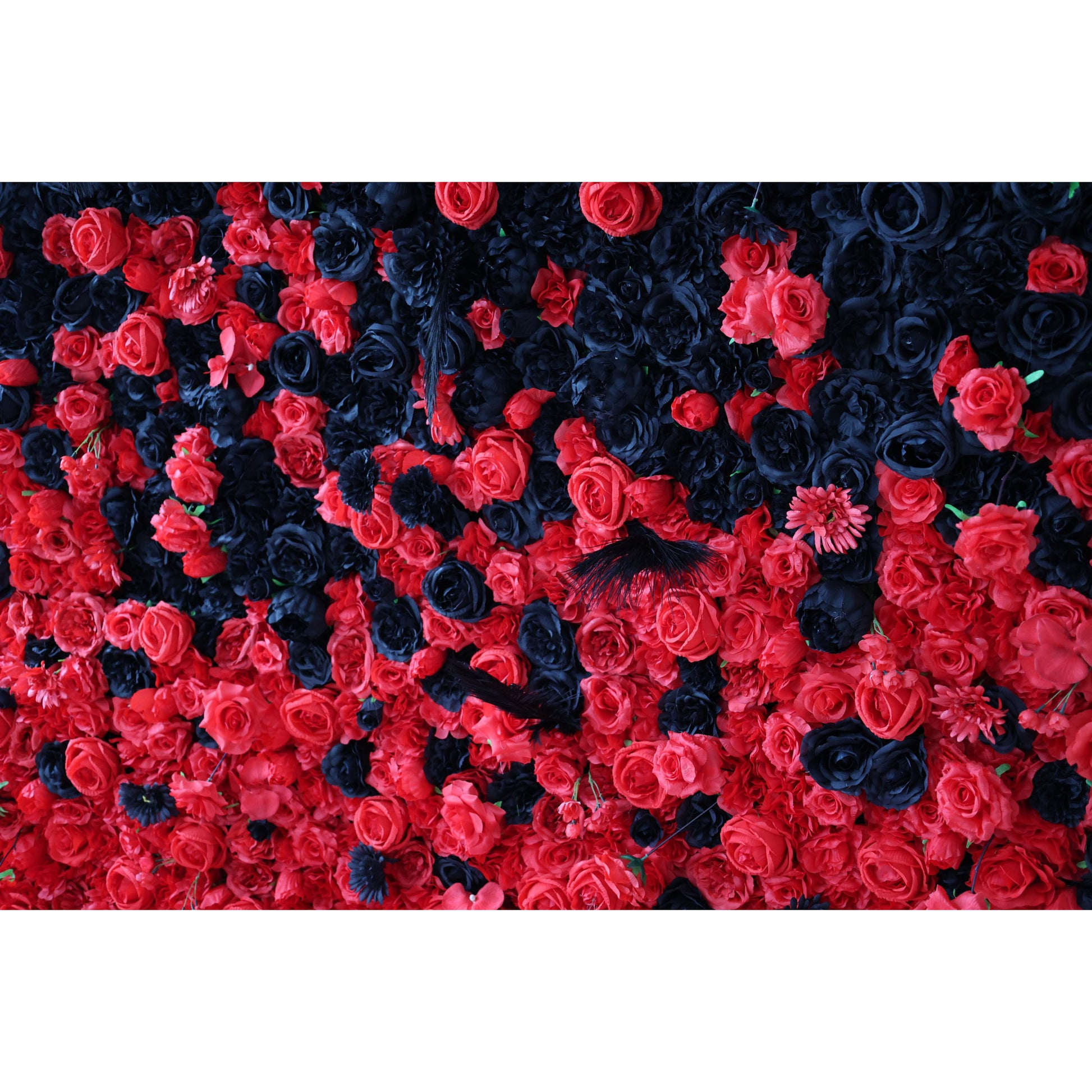 ValarFlowers artificial flower wall with roses peonies hydrangeas, pink white floral panel for wedding party decor
