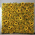 This flower wall is a vibrant display of artificial sunflowers. Dense, bright yellow blooms with dark centers and green leaves create a cheerful, eye - catching backdrop. Ideal for events like weddings or photo booths, it brings a sunny, lively atmosphere with its abundant, realistic - looking floral arrangement. 