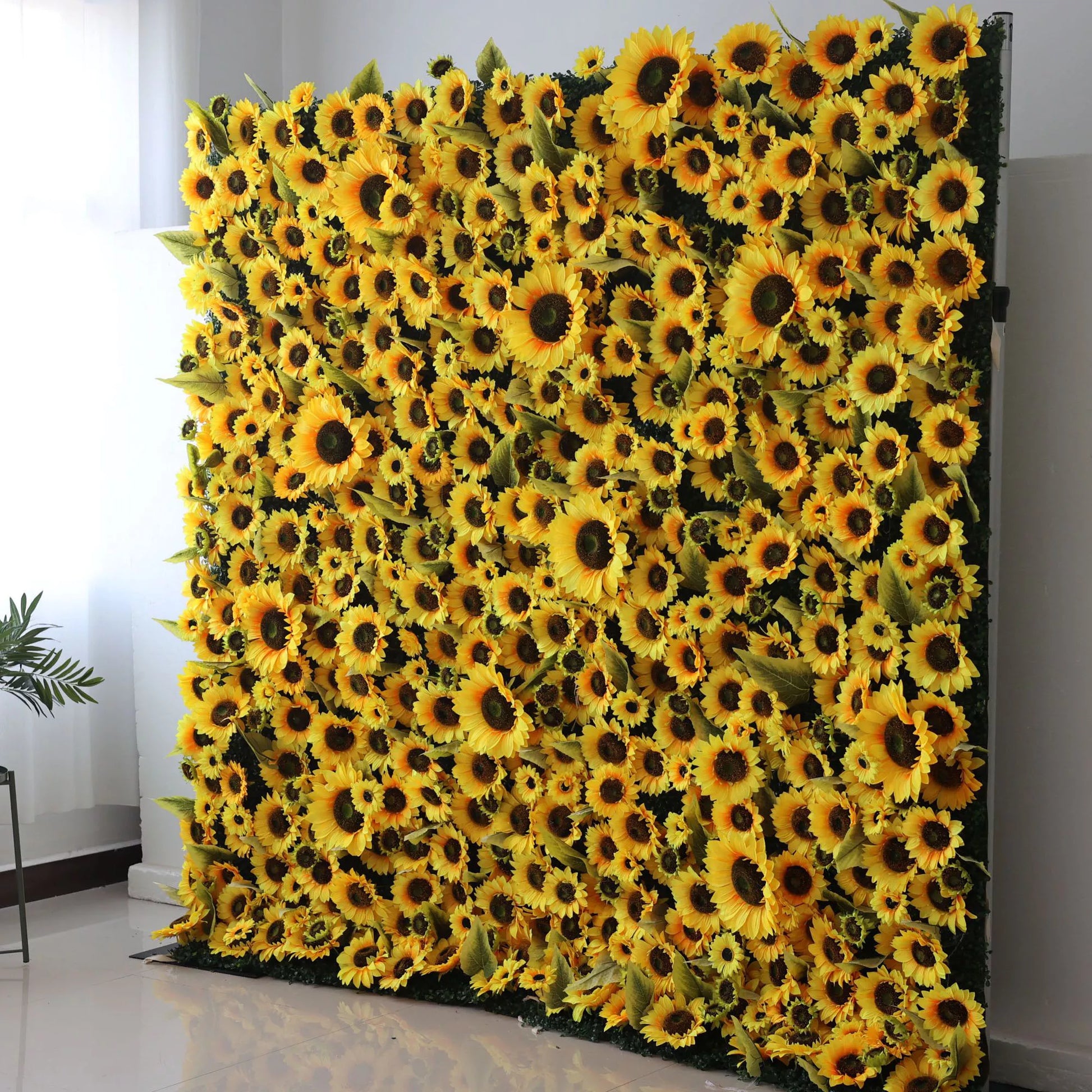 Sunbliss Blooms Backdrop: Dive into a radiant sea of sunflowers with our Radiant Sunflower Fields Edition. A luminous splash of nature's best, evoking pure joy and warmth.