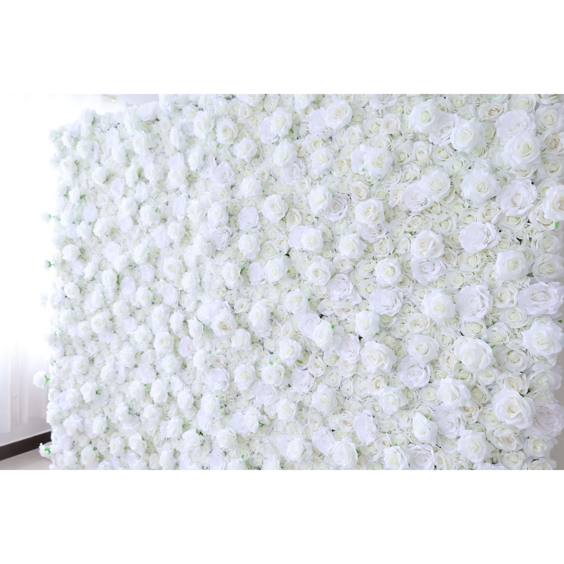 ValarFlowers artificial flower wall backdrop with lush roses peonies hydrangeas greenery for wedding ceremony photo booth party decor