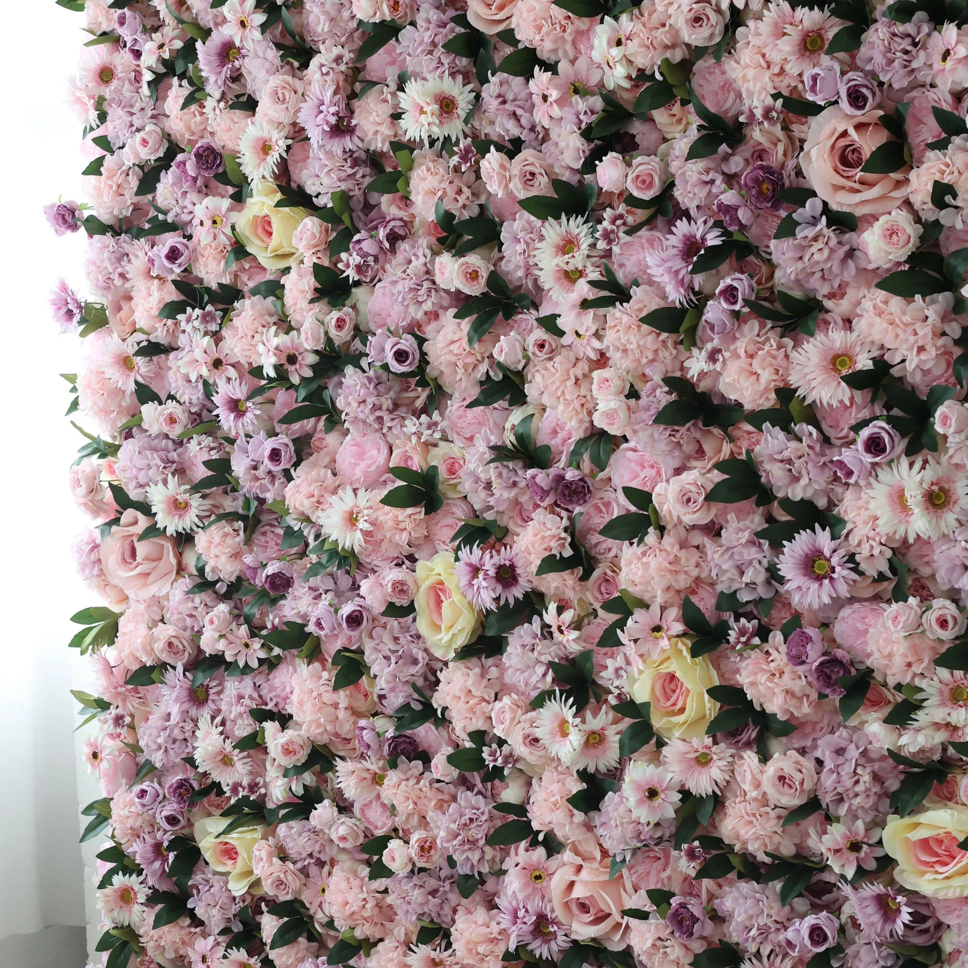 ValarFlowers luxury artificial flower wall backdrop with roses peonies hydrangeas greenery for wedding party photo booth events