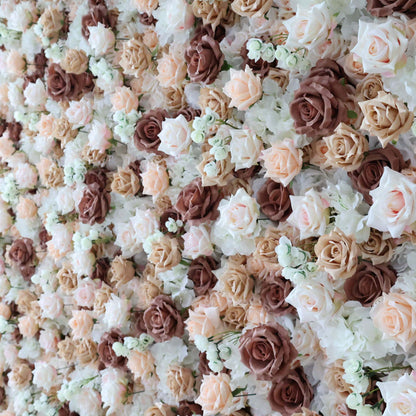 Valar Flowers نشمر من القماش الاصطناعي على شكل زهرة خلفية لحفلات الزفاف، ديكور حفلات الأزهار، التصوير الفوتوغرافي للحدث-VF-295