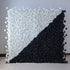 This photo showcases a striking floral wall composed entirely of artificial roses, split diagonally into white and black sections. The stark contrast between the pristine white and bold black creates a modern, dramatic aesthetic. Ideal for avant - garde events, fashion shows, or contemporary decor, this design makes a bold statement. The uniform texture of the faux roses offers a polished, long - lasting display, perfect for adding a touch of high - contrast elegance to any setting.