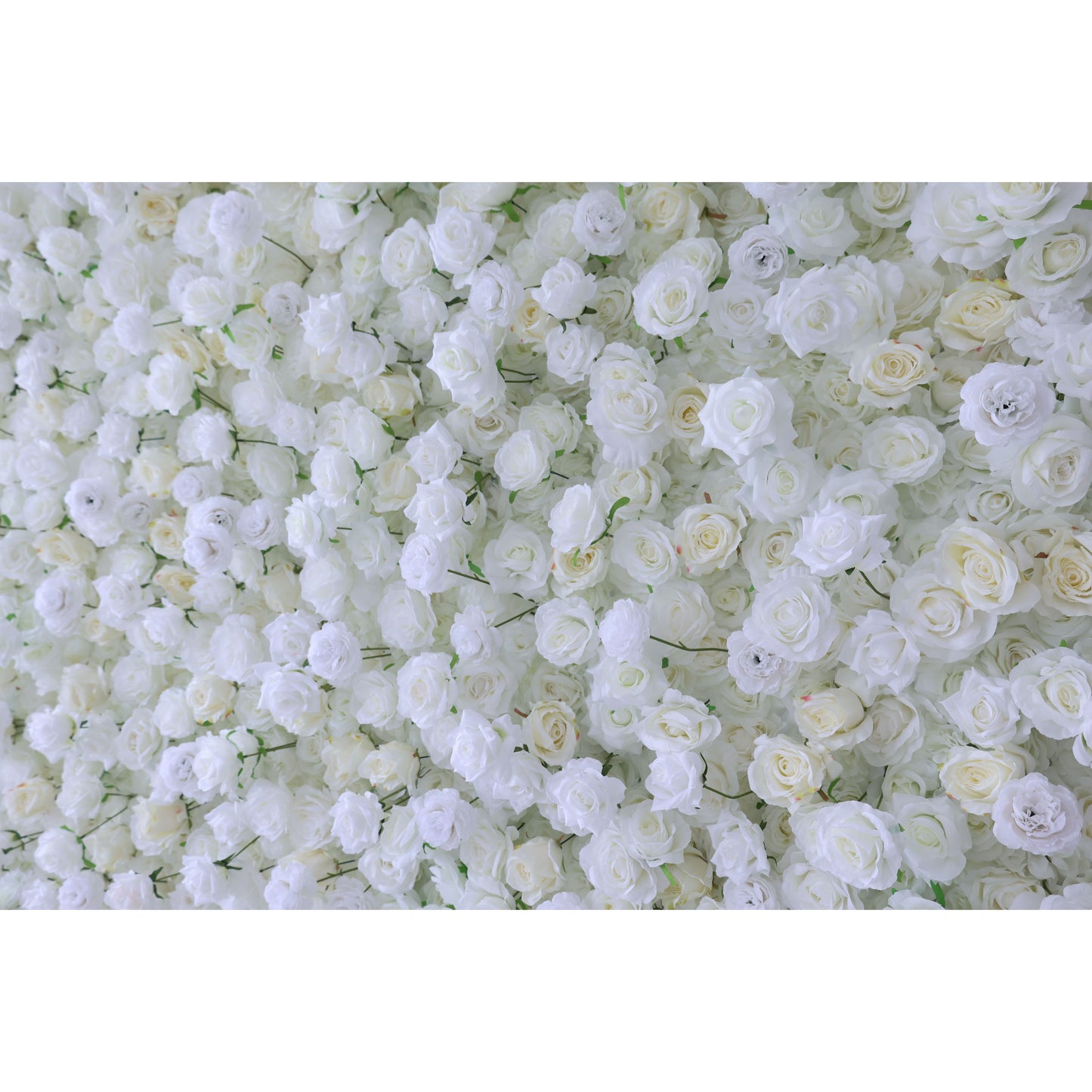 ValarFlowers artificial flower wall backdrop with lush roses peonies hydrangeas in pink ivory, dense silk floral panel for wedding photo booth event decor