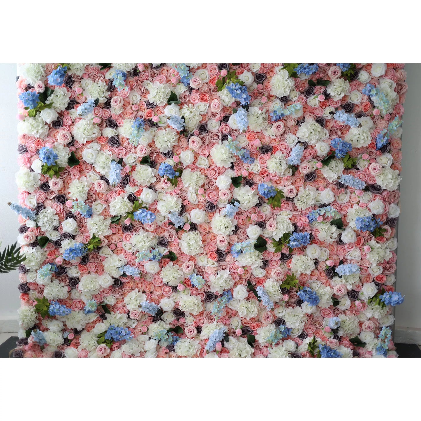 ValarFlowers luxury artificial flower wall backdrop with lush roses, peonies, hydrangeas and greenery - perfect wedding, party, photo booth decor
