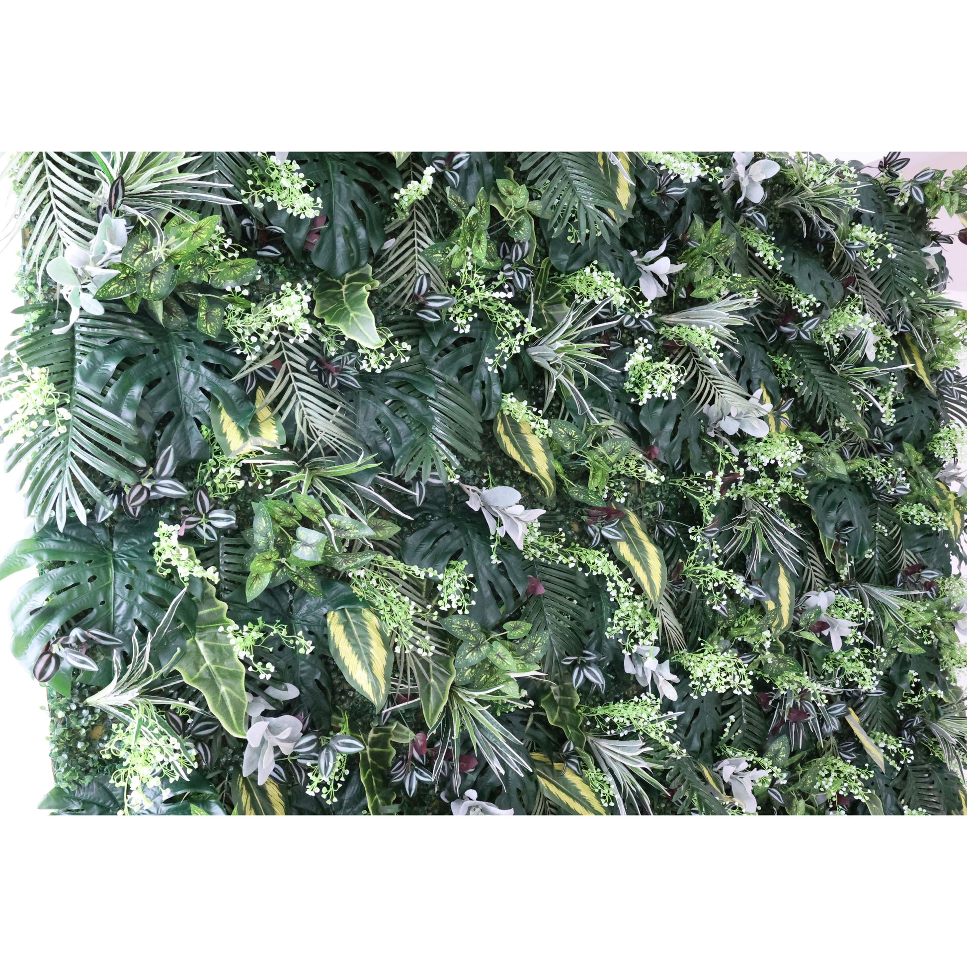 ValarFlowers artificial rose peony hydrangea floral wall with lush greenery 3D panel luxury wedding backdrop party photo booth decor