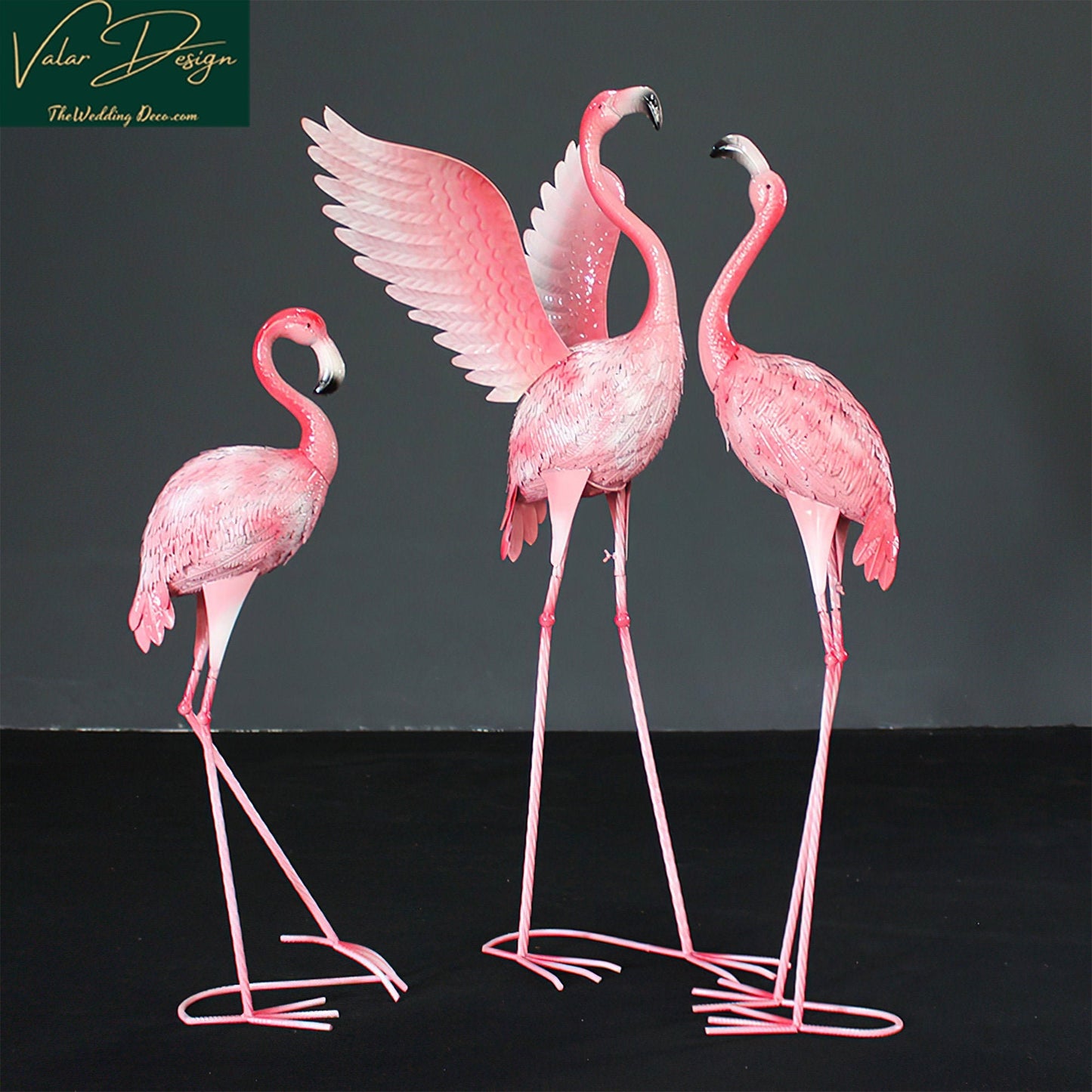 Custom 5.28ft Tall Standing Pinky/Red Metal Yard Flamingo Outdoor Garden Decor for Wedding Party Ornament/ Garden Stakes/ Mon's Gift