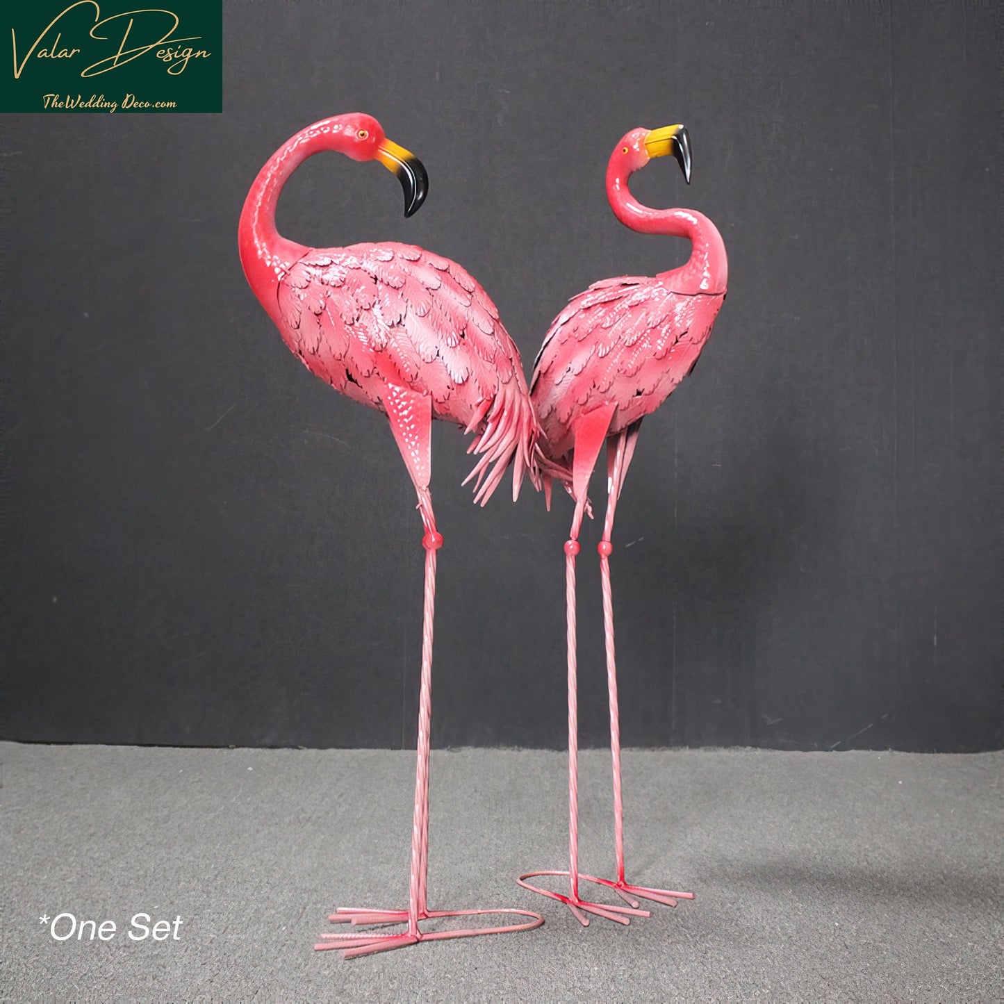 Custom 5.28ft Tall Standing Pinky/Red Metal Yard Flamingo Outdoor Garden Decor for Wedding Party Ornament/ Garden Stakes/ Mon's Gift